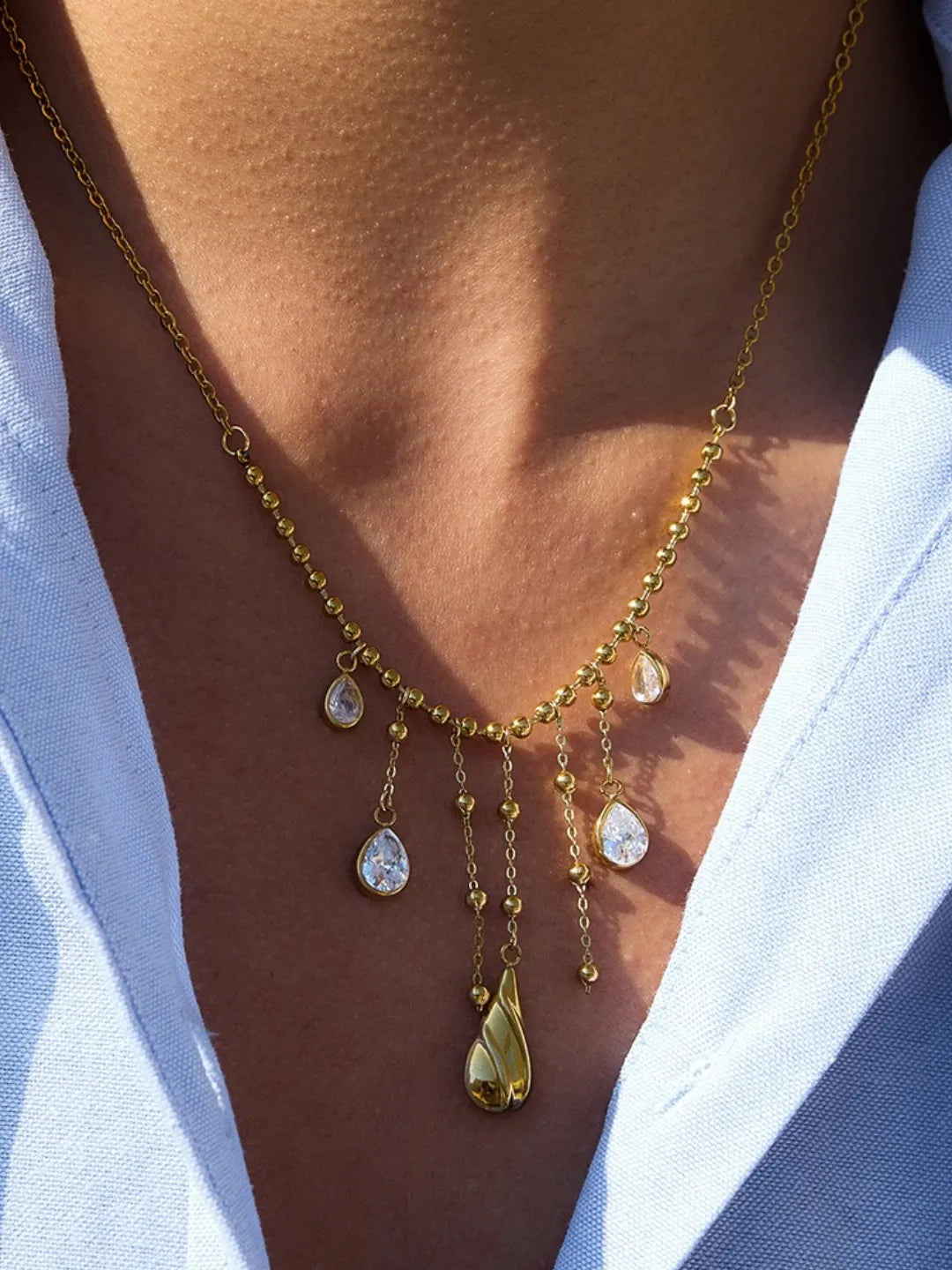 RADIANT TASSEL NECKLACE