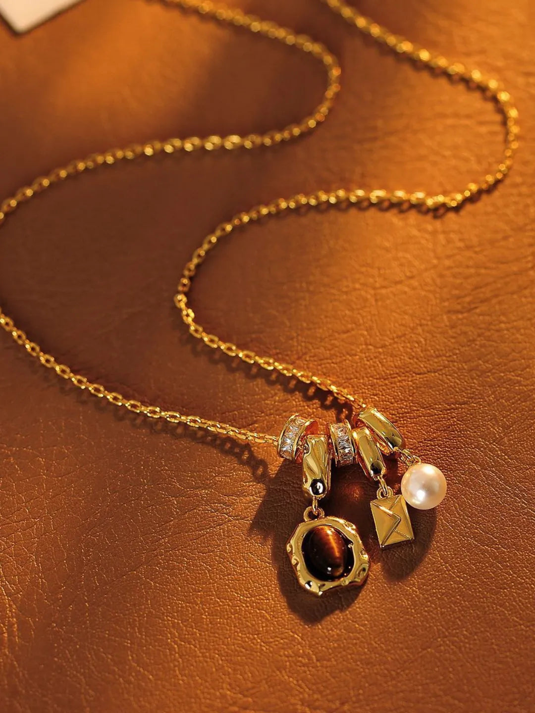 EARTHY TIGER EYE CHAIN