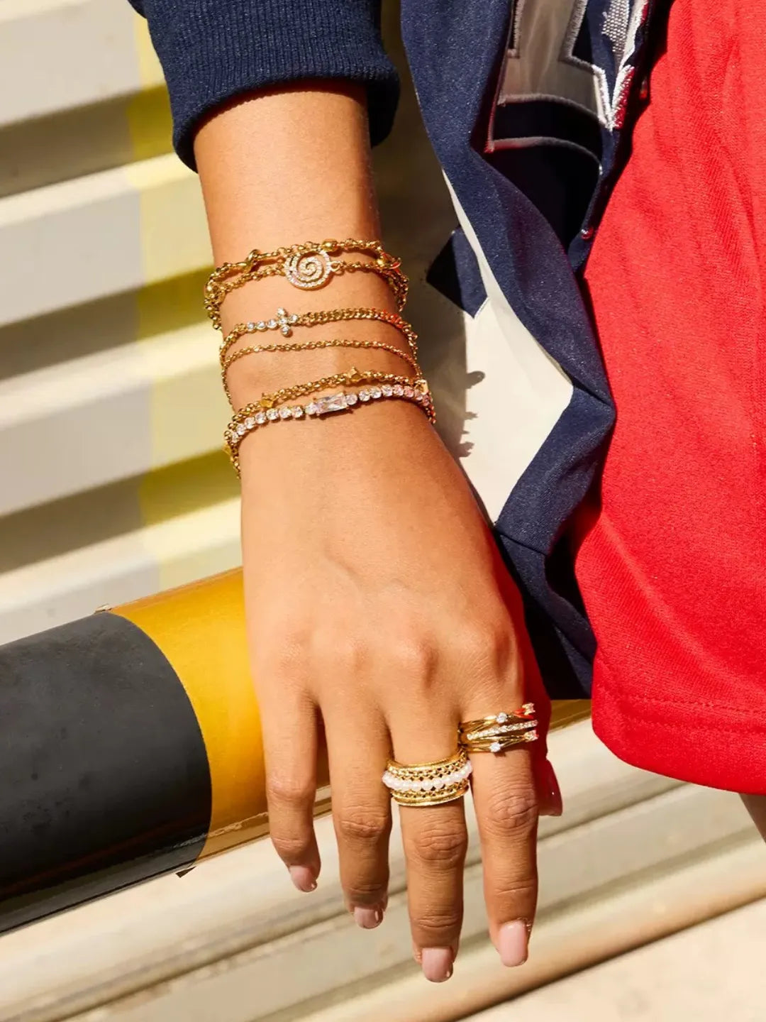 STACKED ZIRCON BRACELET