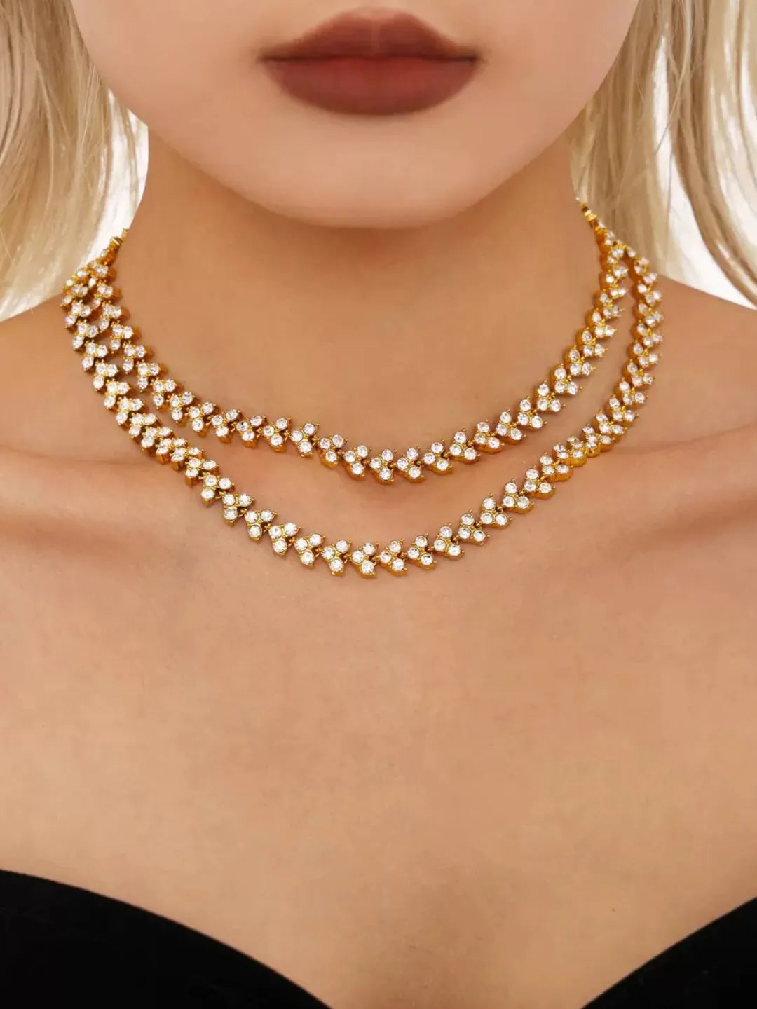 DOPAMINE ZIRCON NECKLACE