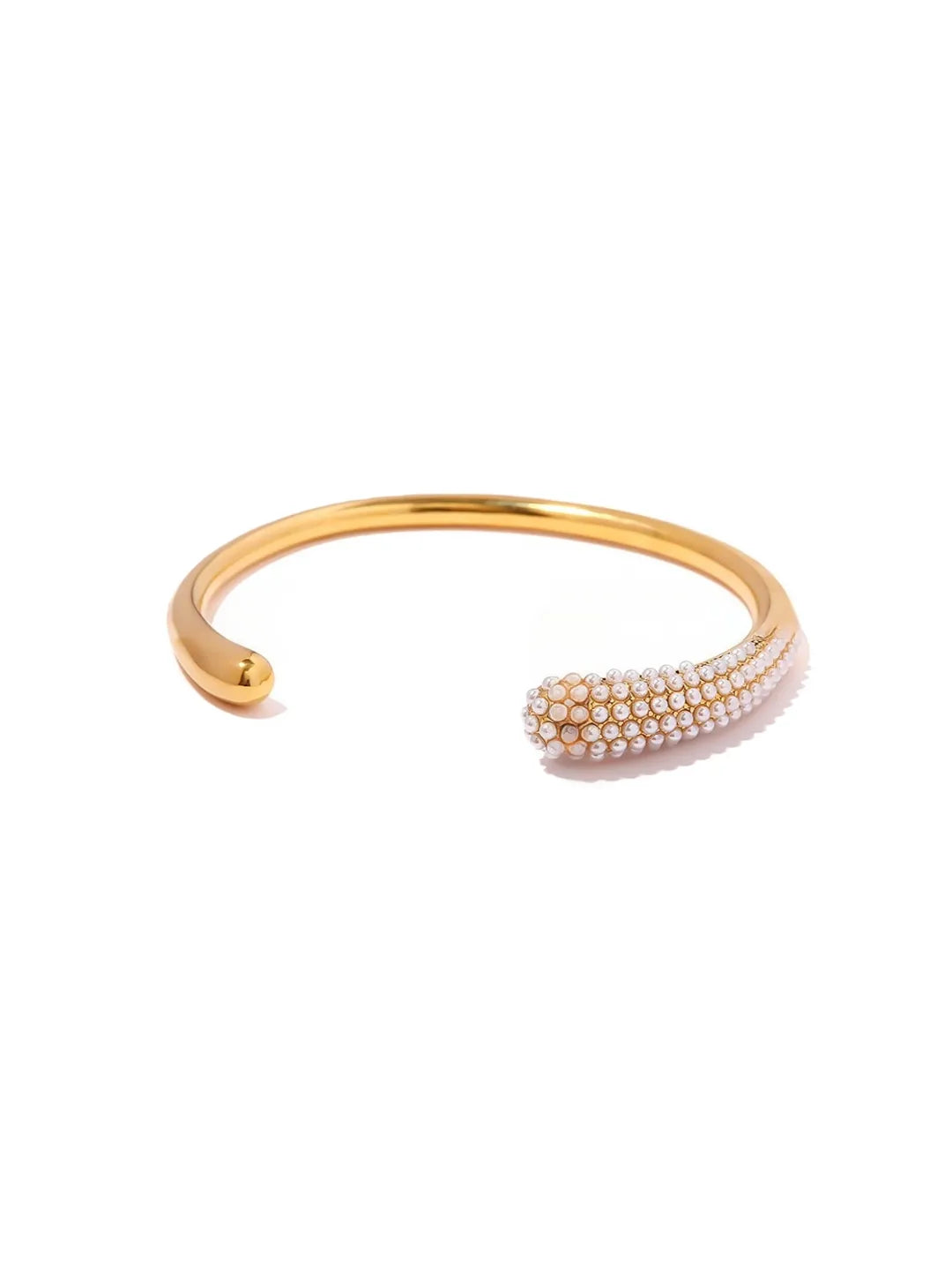 PEARL OPEN BANGLE SET