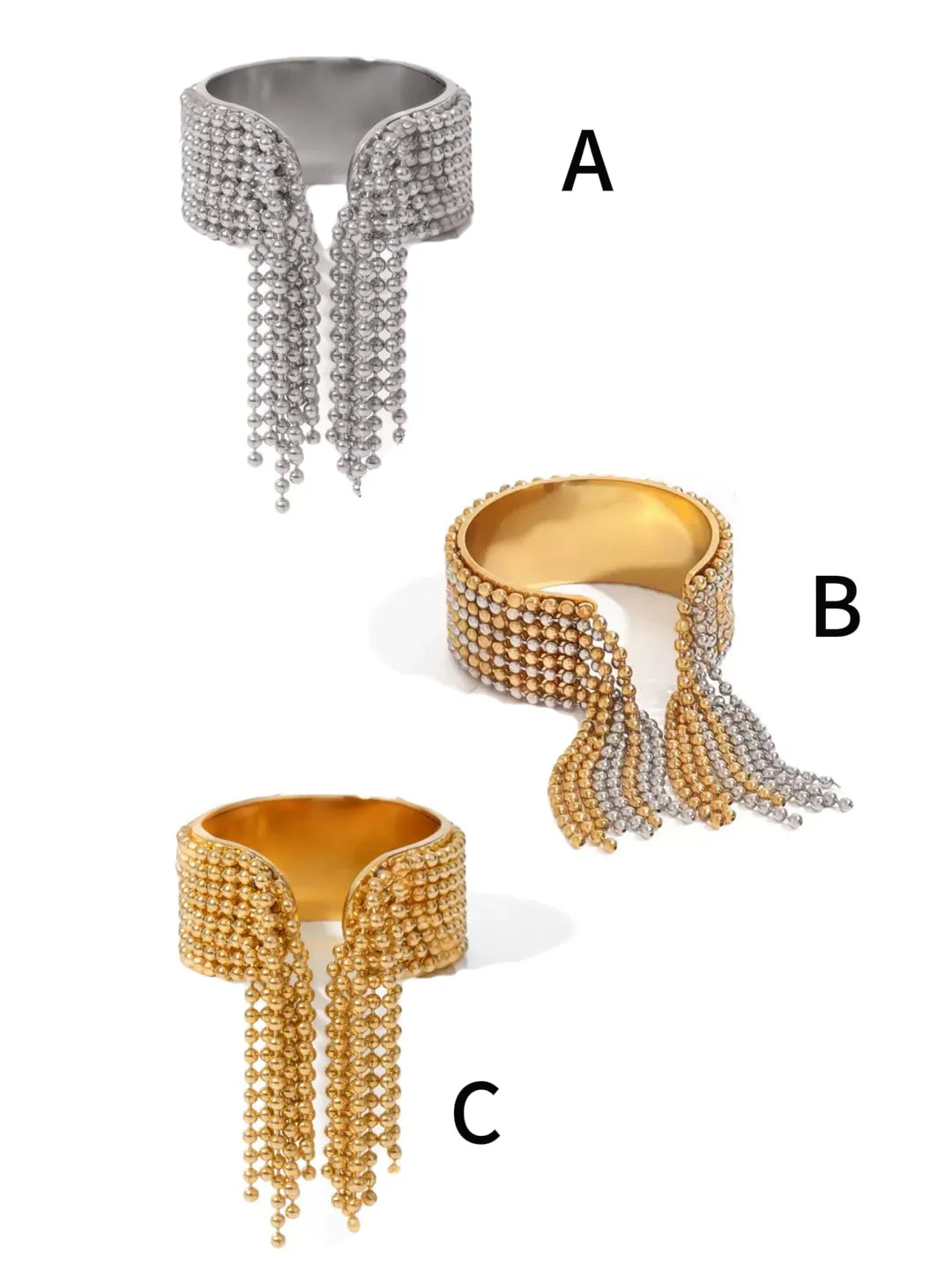 TASSEL OPEN RING