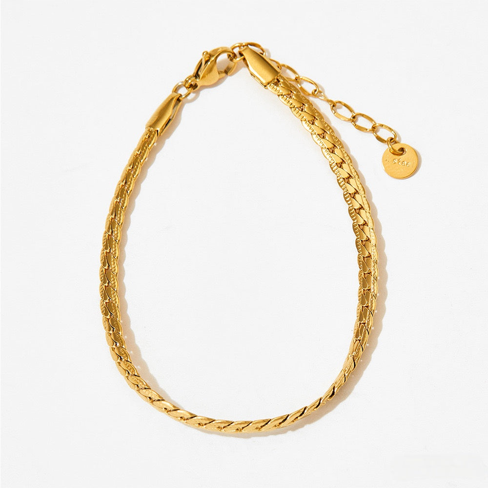 ZIRCON HEART BRACELET SET