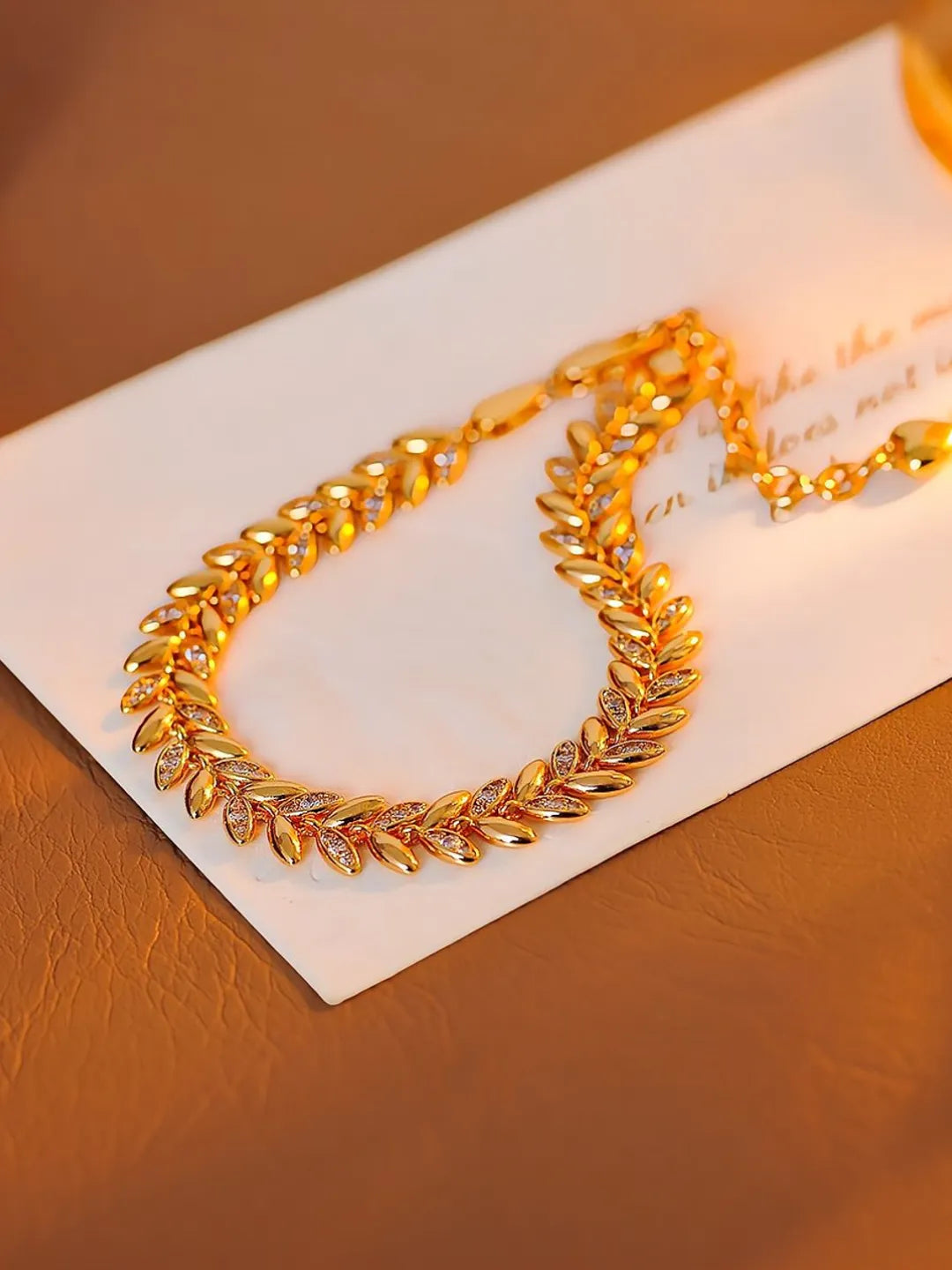WHEAT ZIRCON BRACELET