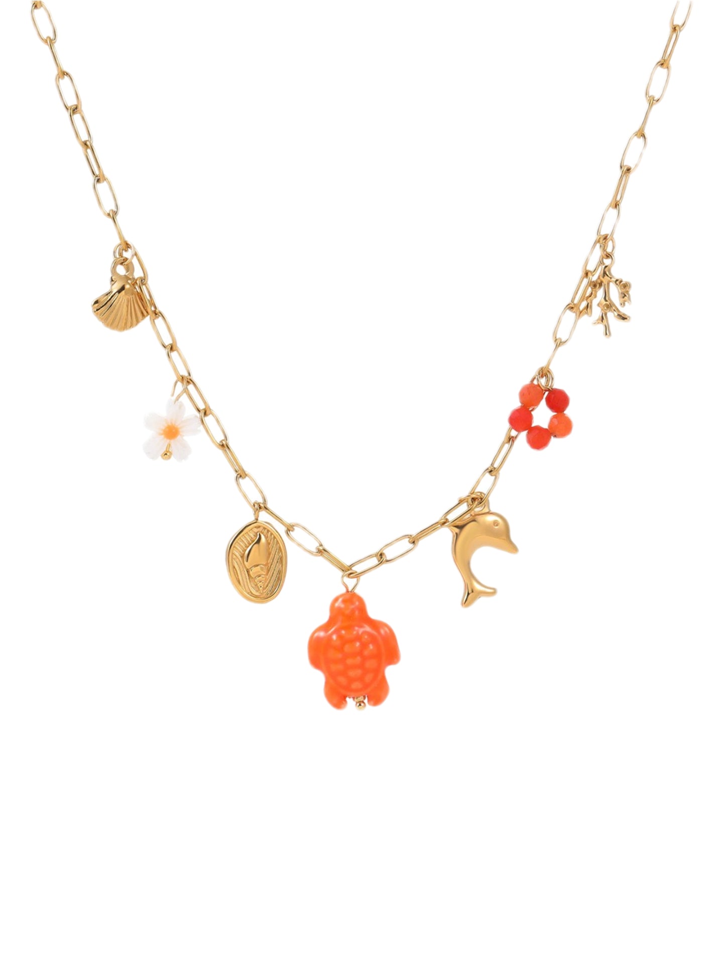 BEACH FRINGE NECKLACE