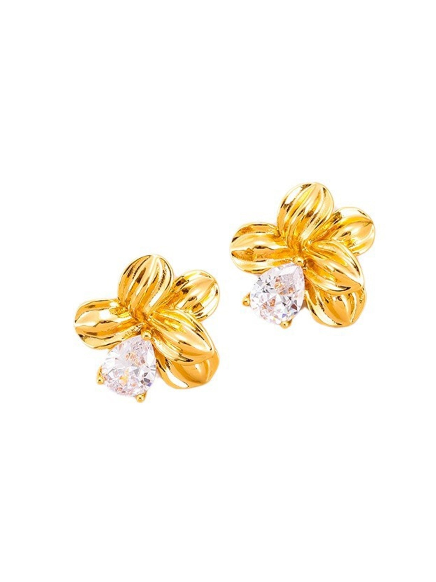 BOUCLES D'OREILLES FLORALES