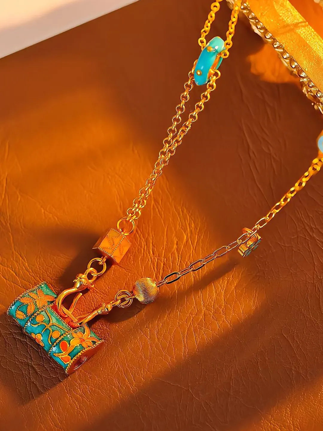 COLORFUL GOURD NECKLACE