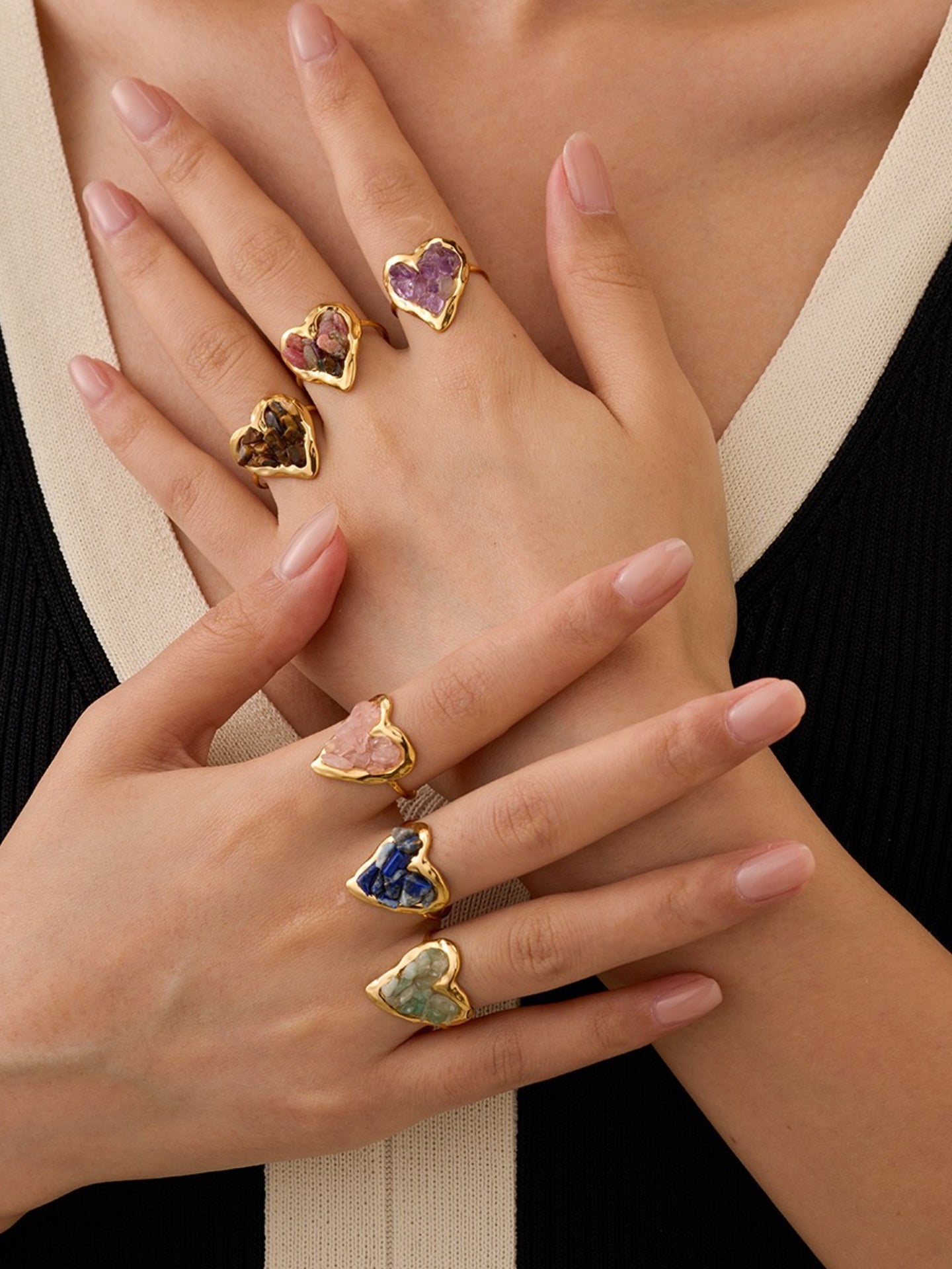 NATURAL GEMSTONE RING