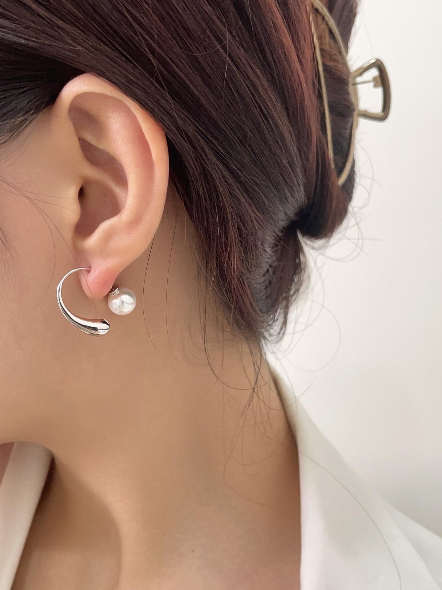 WATERDROP PEARL EARRINGS