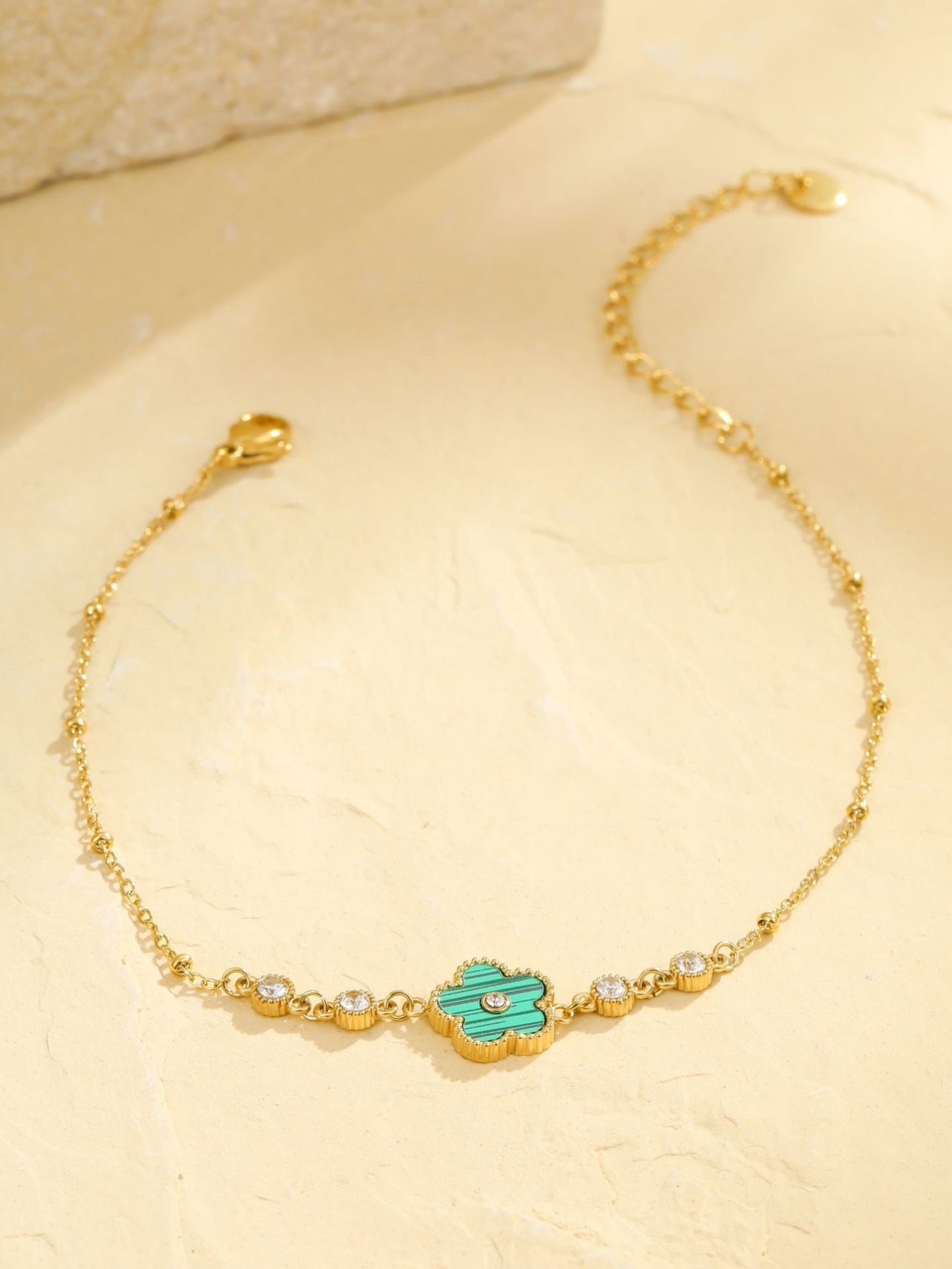FIVE-PETAL FLOWER ANKLET