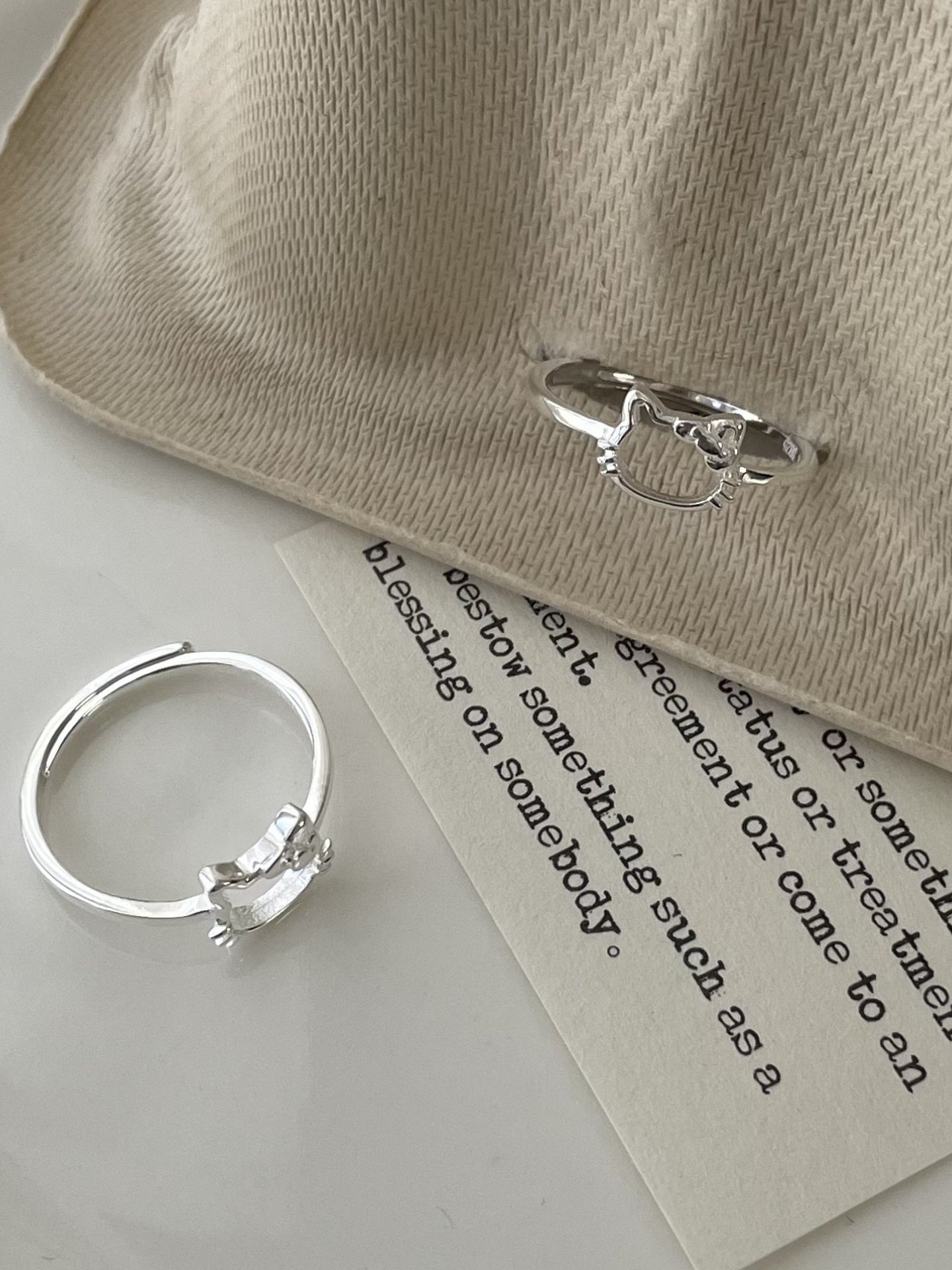 OPENWORK CAT RING