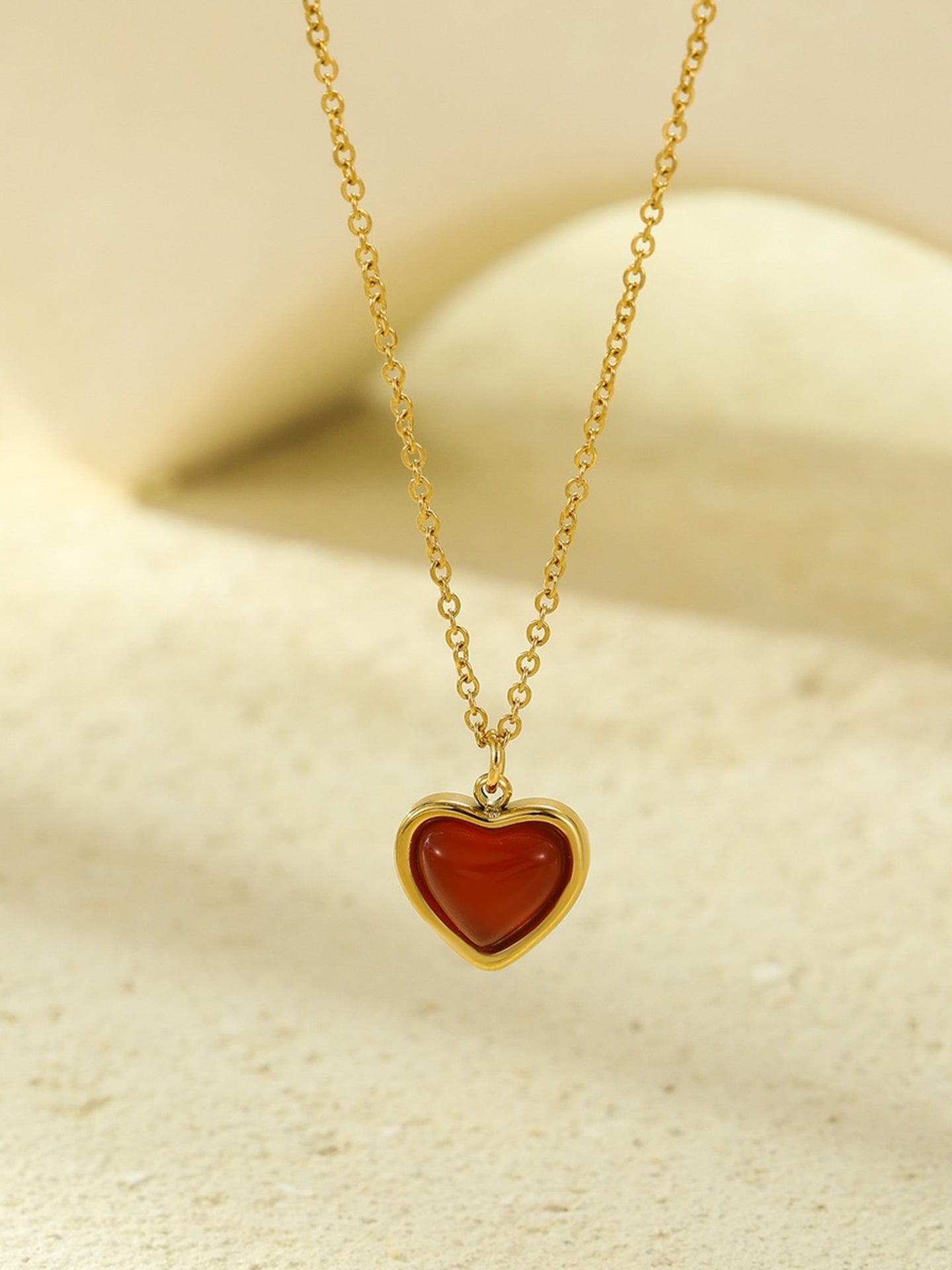 RED AGATE EARRINGS/NECKLACE