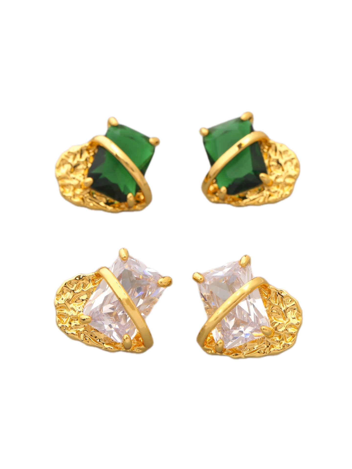 BOUCLES D'OREILLES COEUR VINTAGE