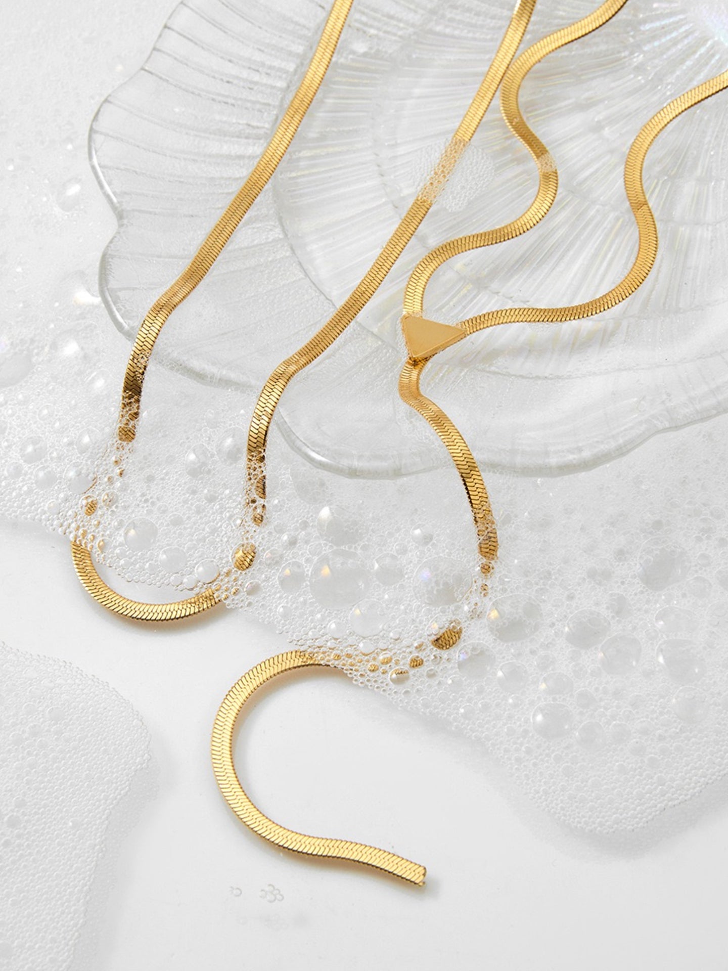 DOUBLE-LAYER Y-CHAIN NECKLACE