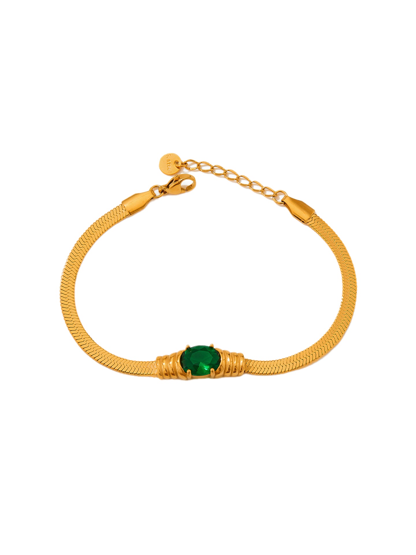 FLAT SNAKE CHAIN BRACELET