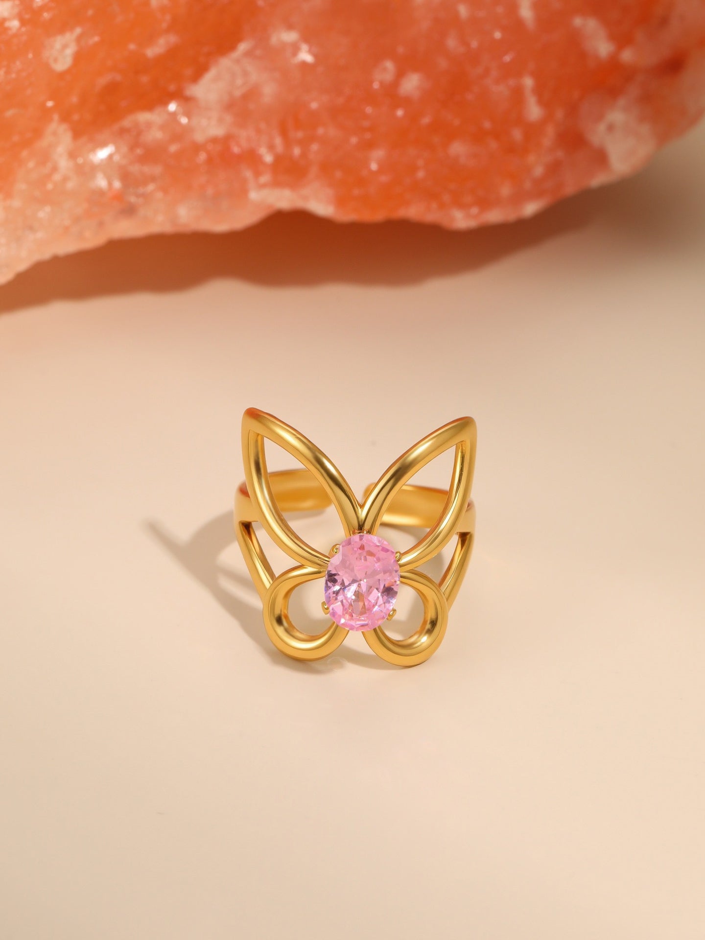 PINK ZIRCON RING