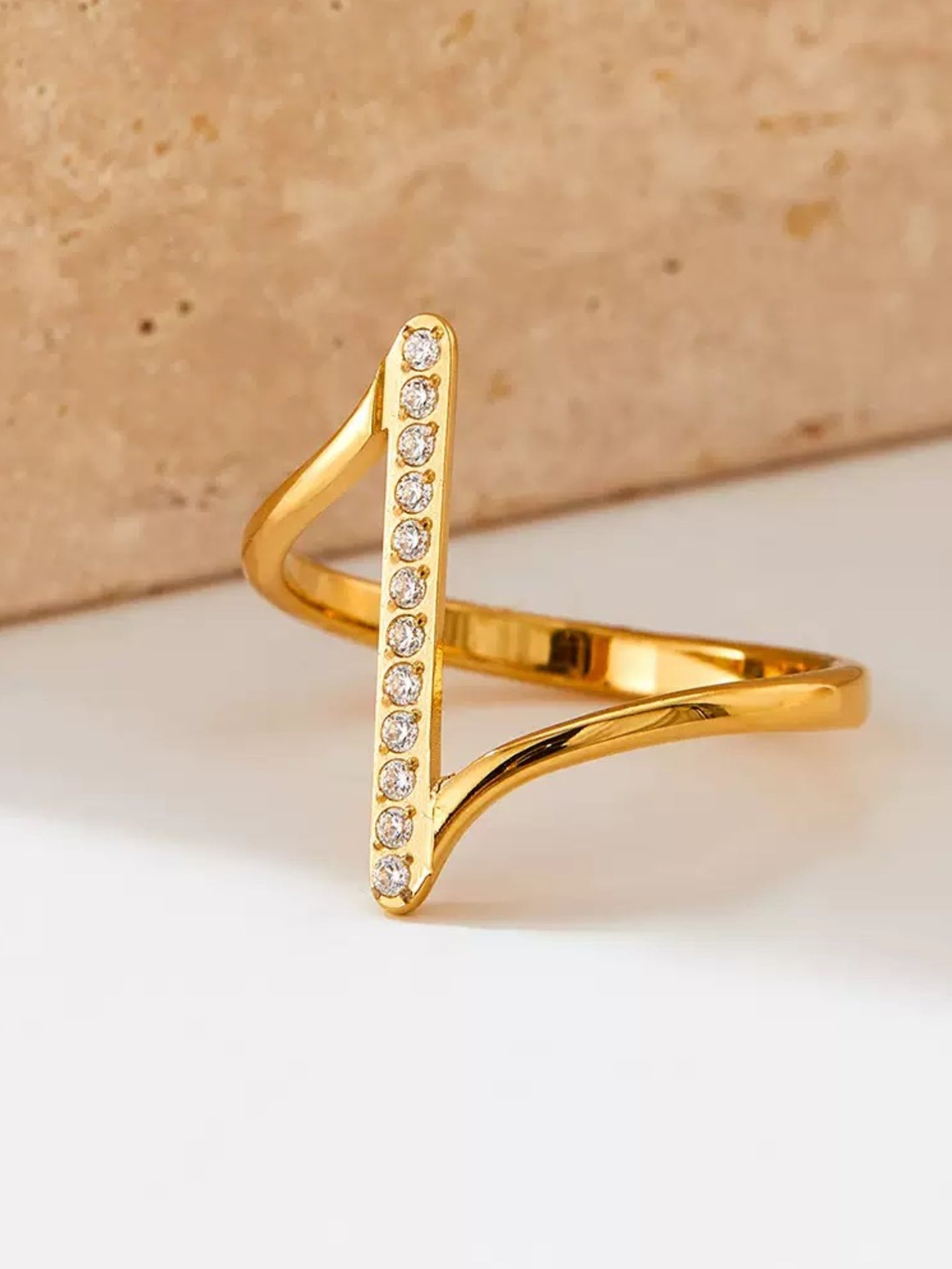 MICRO-PAVÉ ZIRCON RING