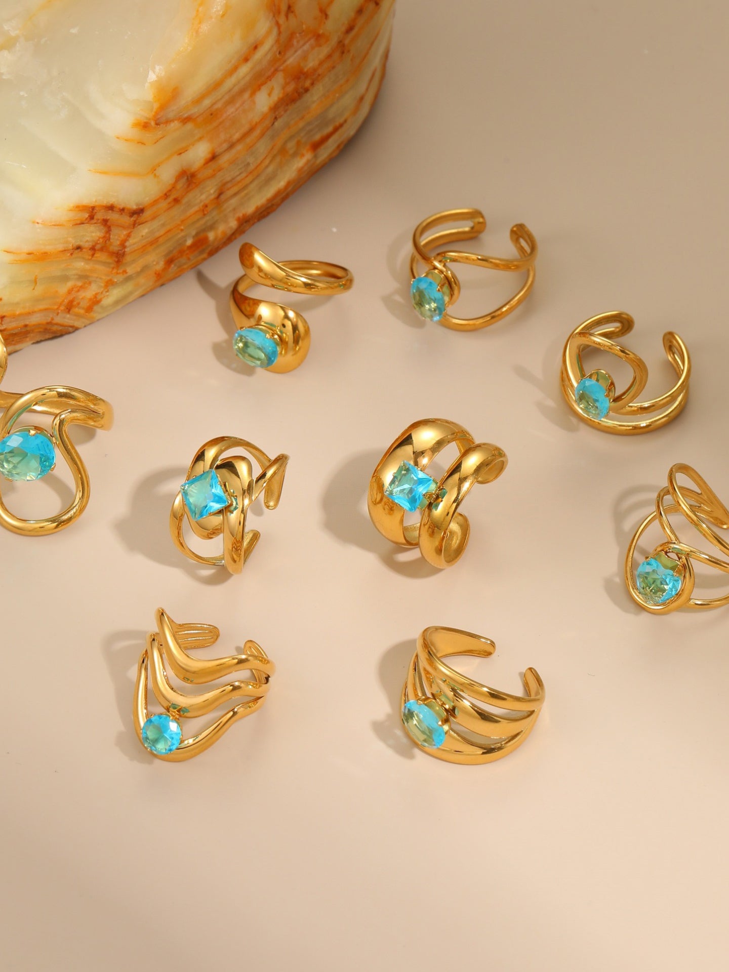 BLUE ZIRCON RING