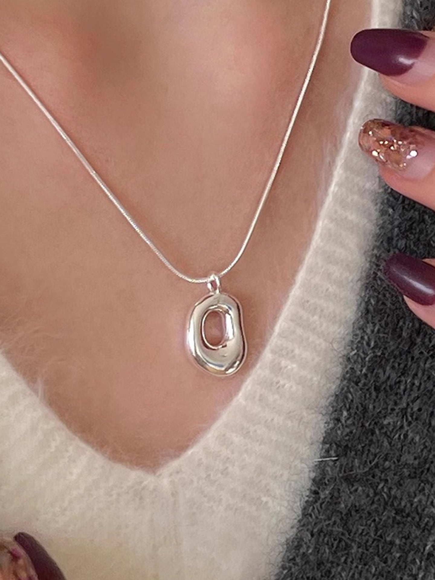 COLLIER BOUCLE INFINIE