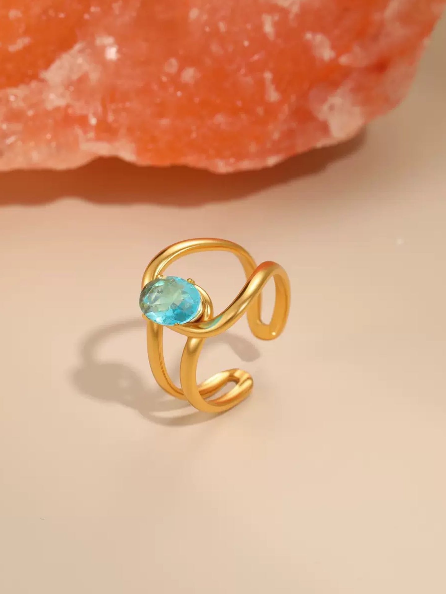 BLUE ZIRCON RING
