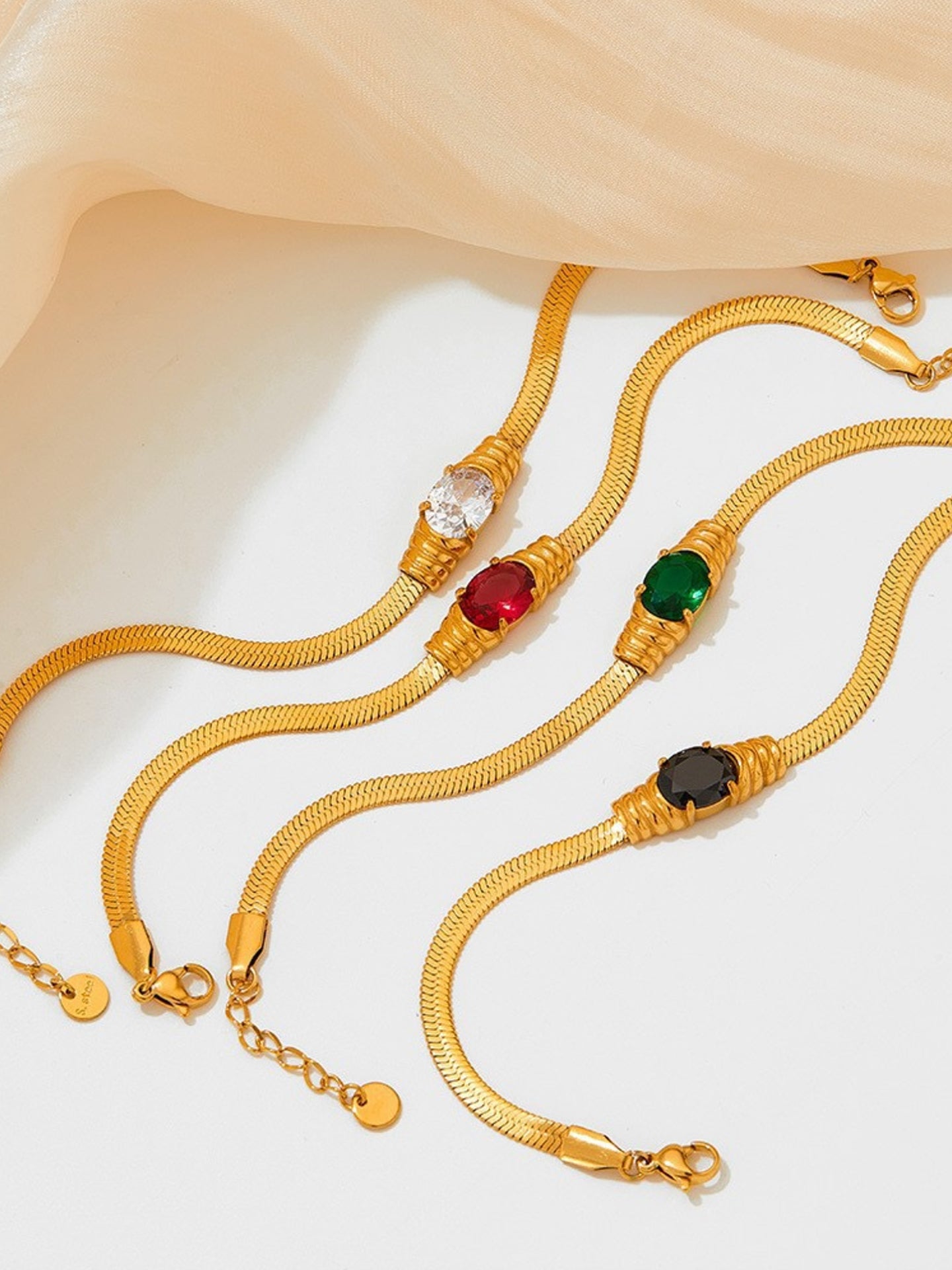 FLAT SNAKE CHAIN BRACELET