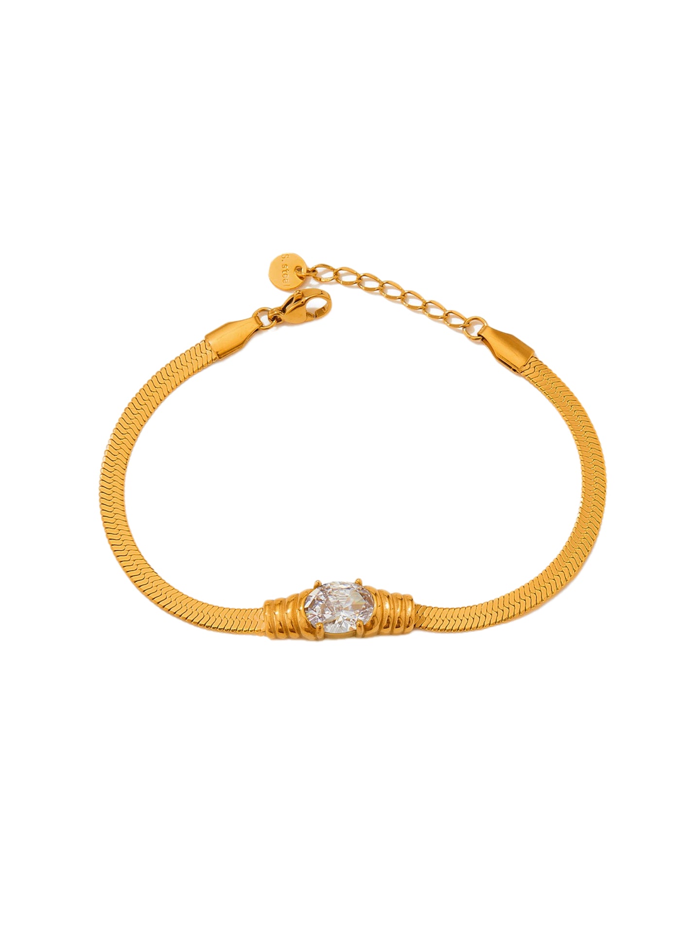 FLAT SNAKE CHAIN BRACELET