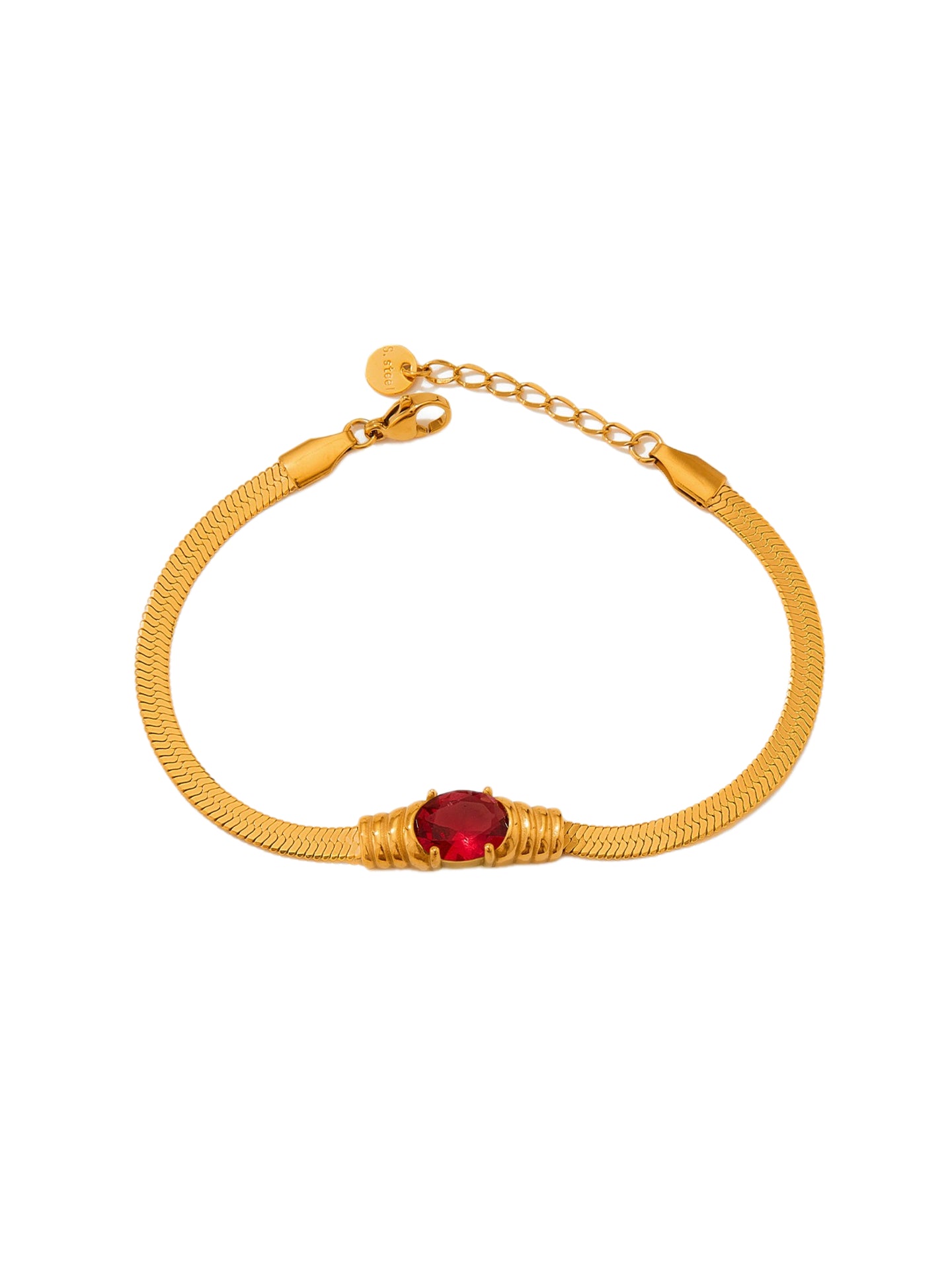 FLAT SNAKE CHAIN BRACELET