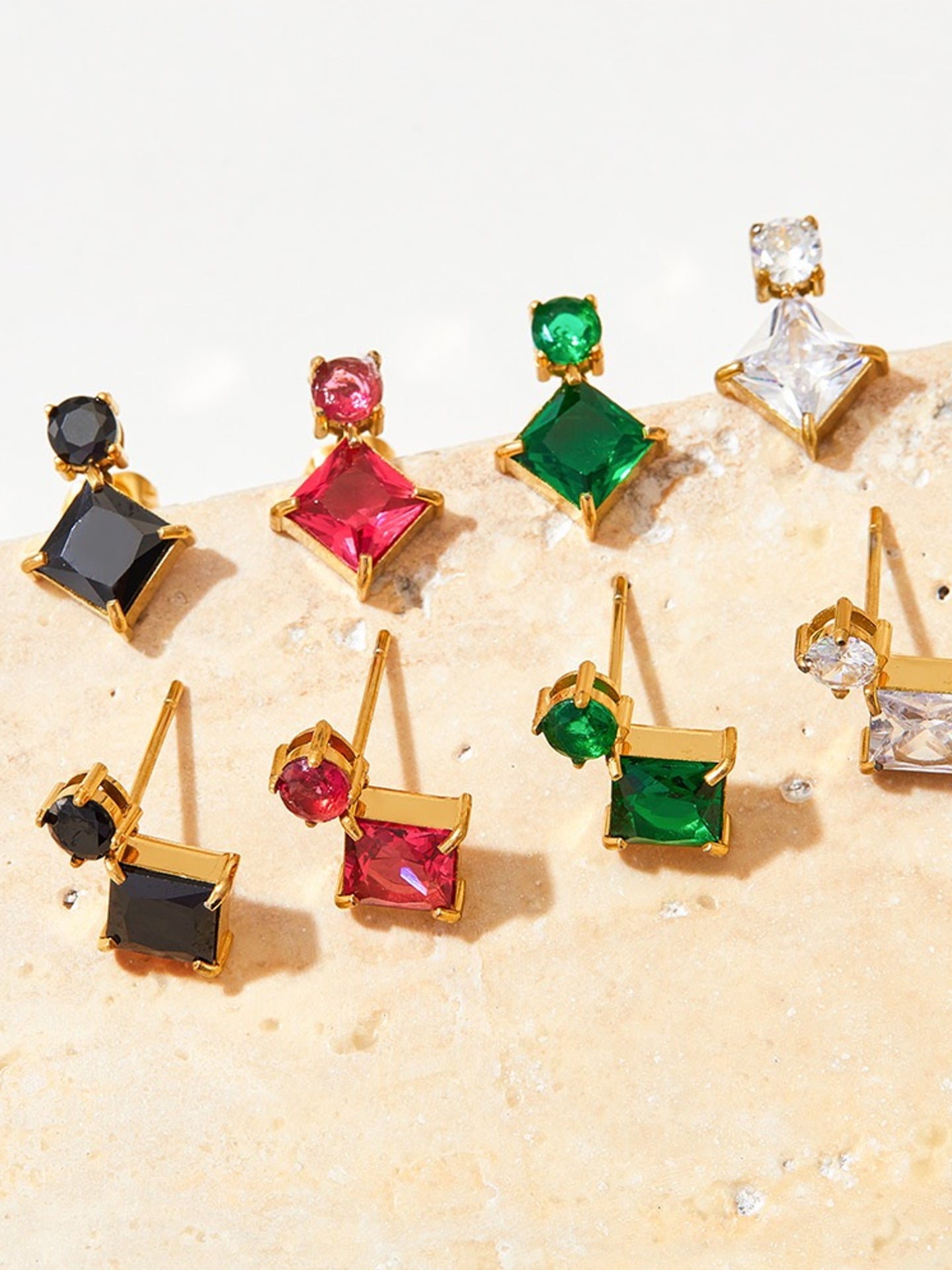 FRENCH ZIRCON EARRINGS