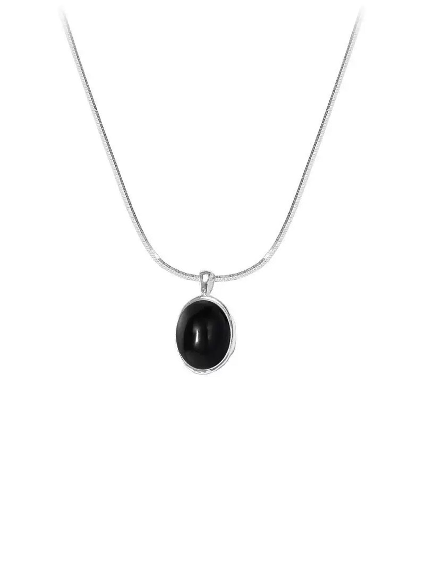 BLACK AGATE NECKLACE