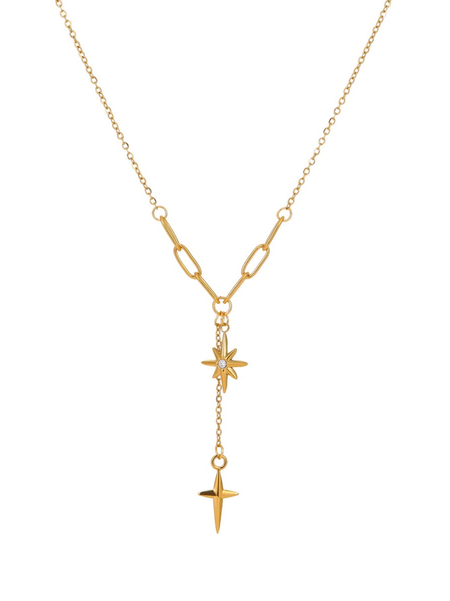 EIGHT-POINTED STAR NECKLACE
