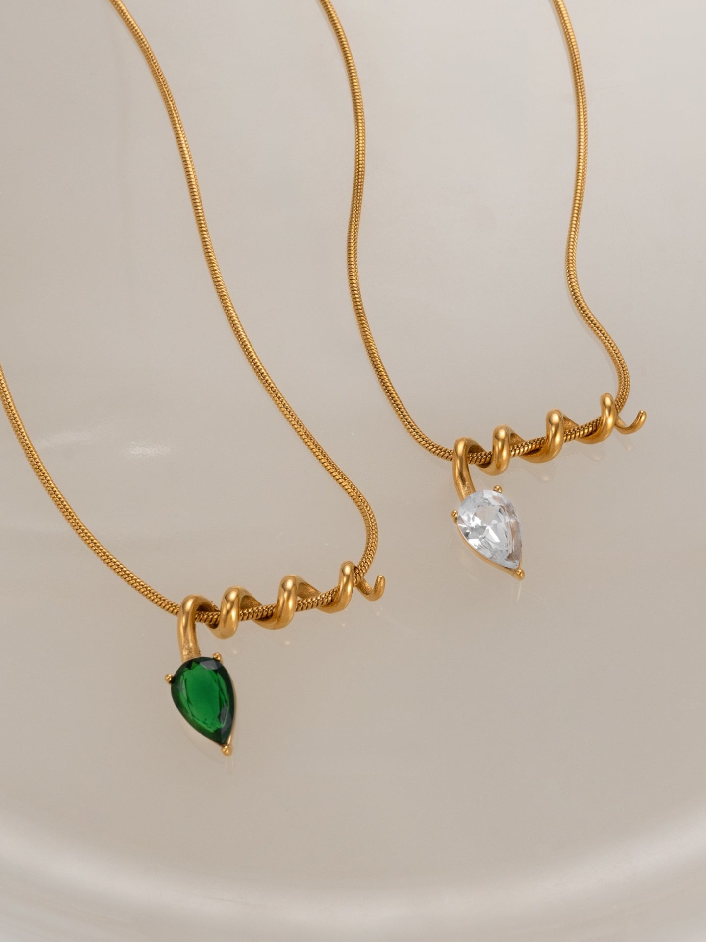 SERPENT COIL NECKLACE