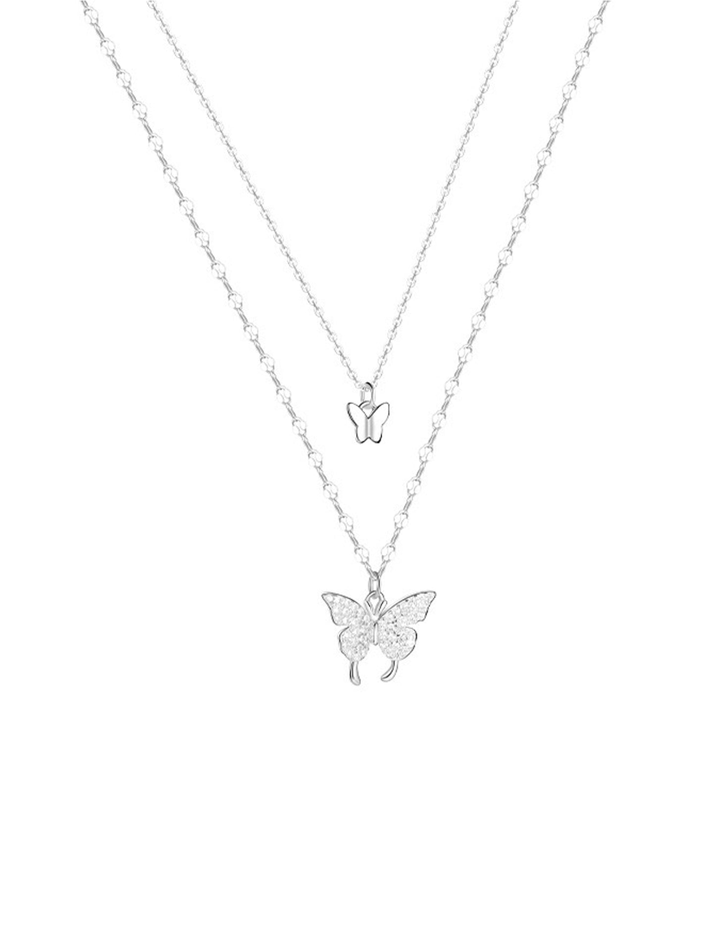 DOUBLE BUTTERFLY NECKLACE