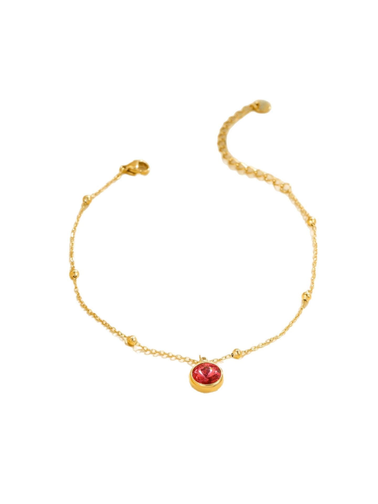 COLORFUL DIAMOND ANKLET