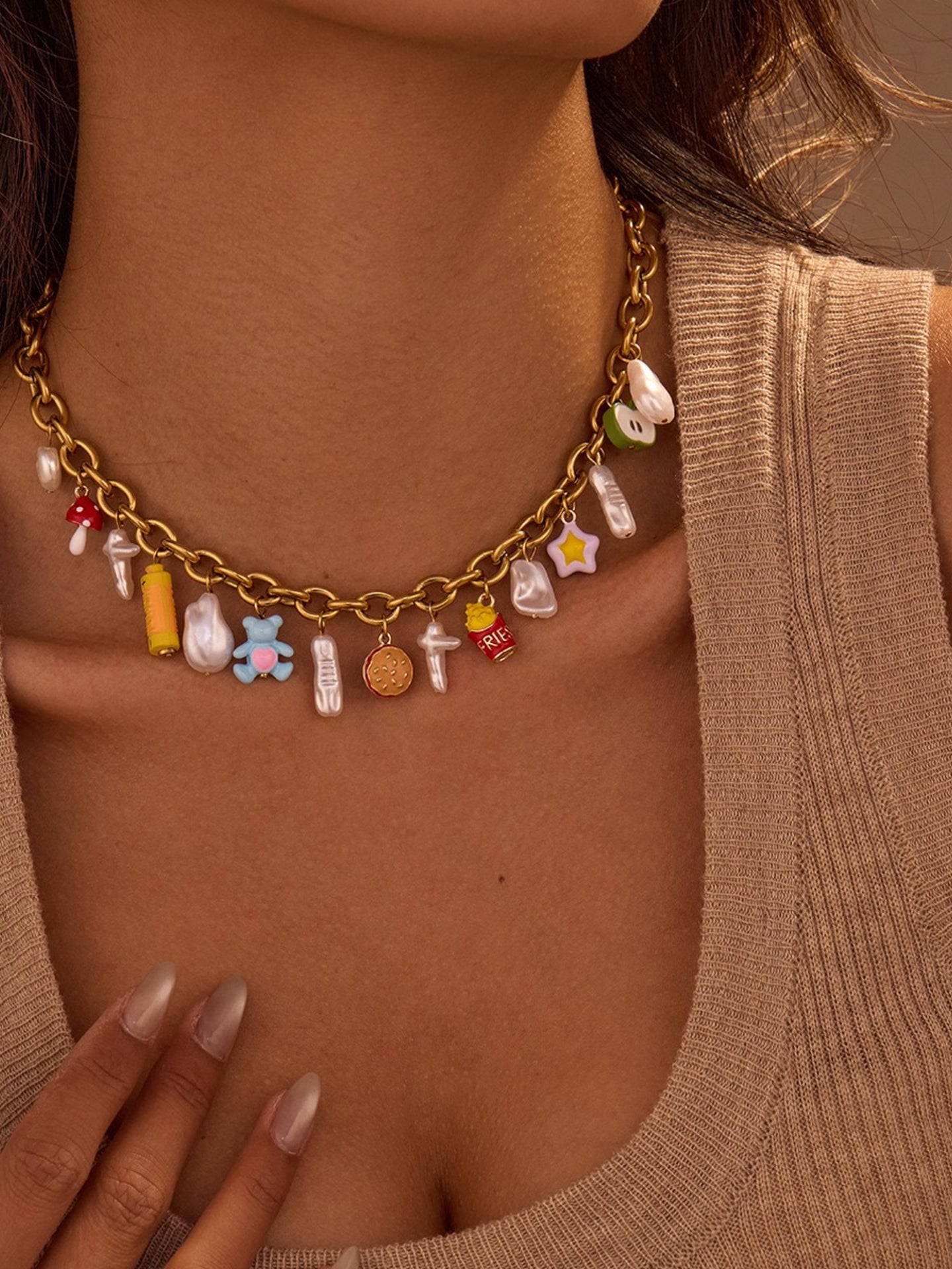 AZURE WHISPER SHELL NECKLACE