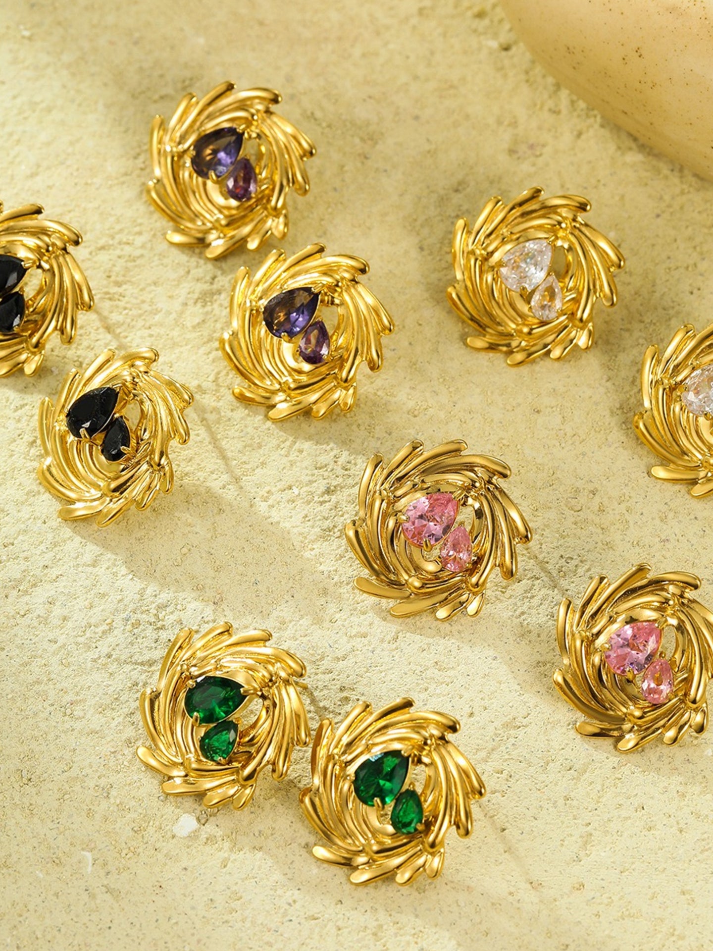 SPIRAL EARRINGS
