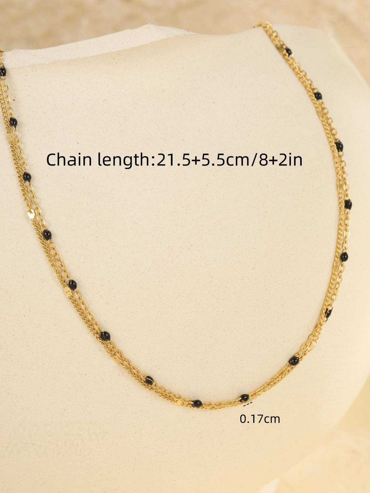 ENAMEL BEADED ANKLET