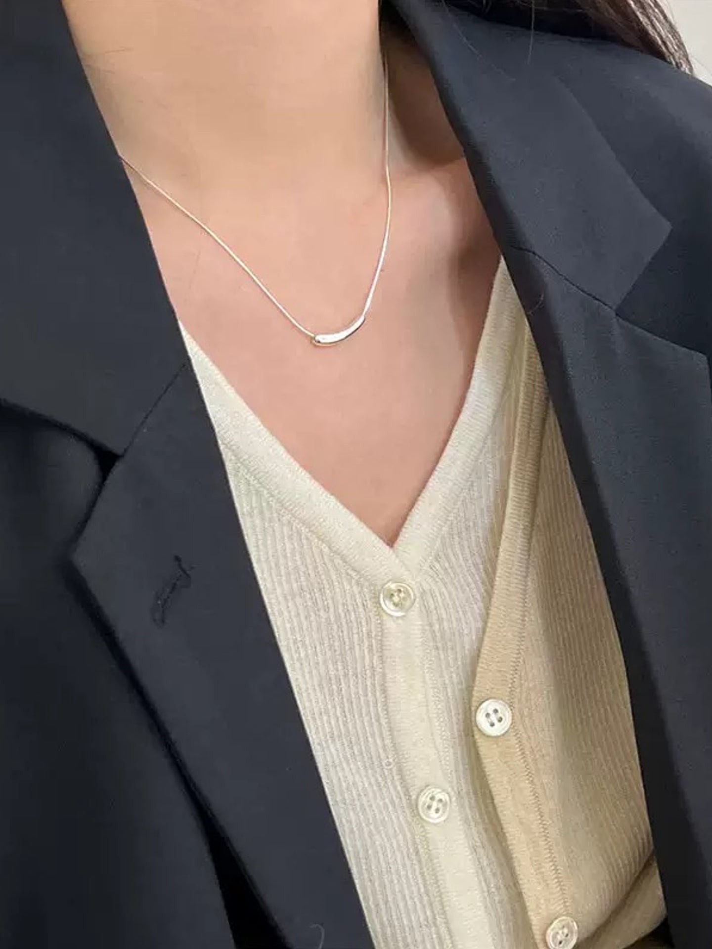 LITTLE EGGPLANT NECKLACE