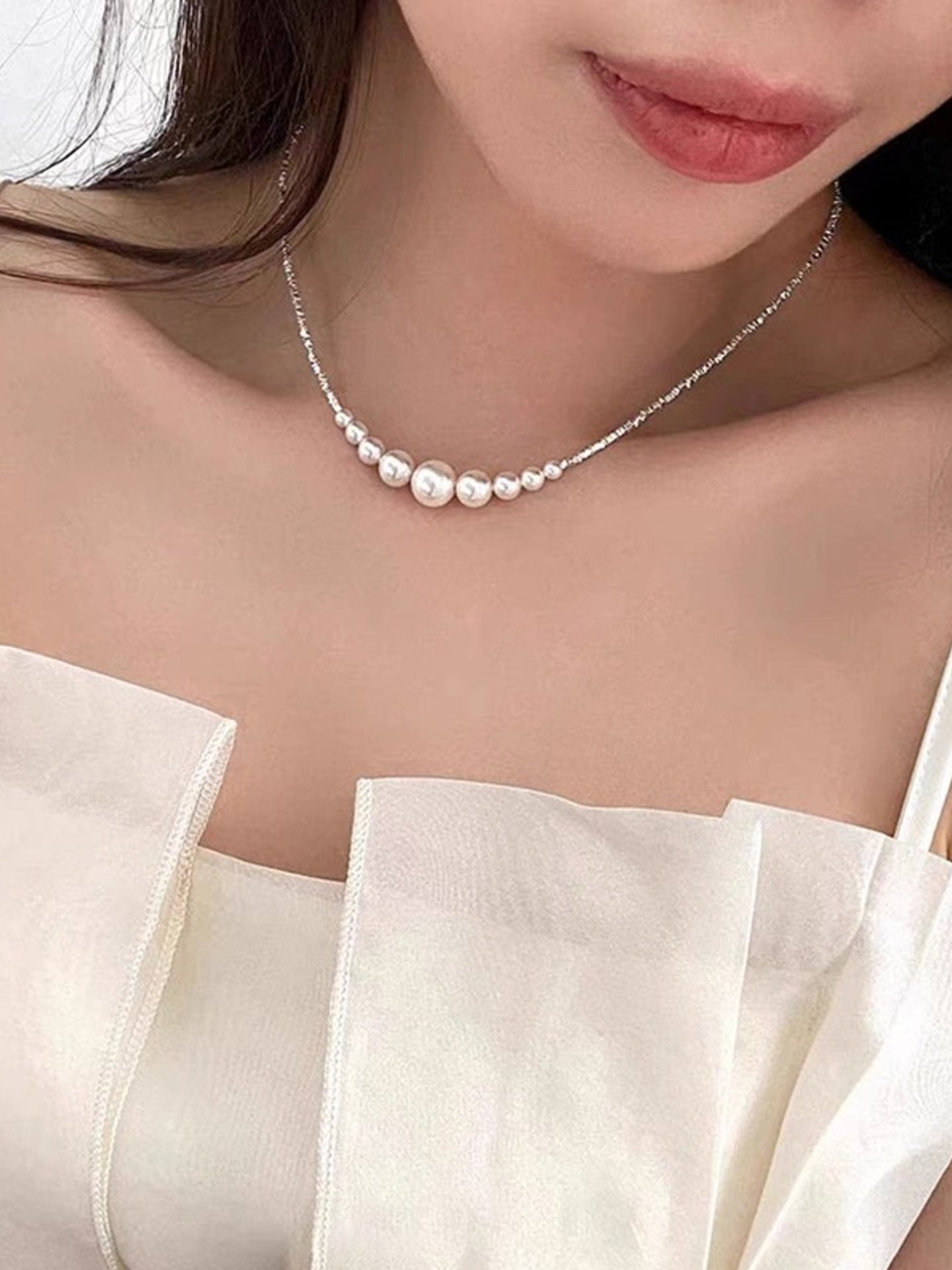 SMILE PEARL NECKLACE