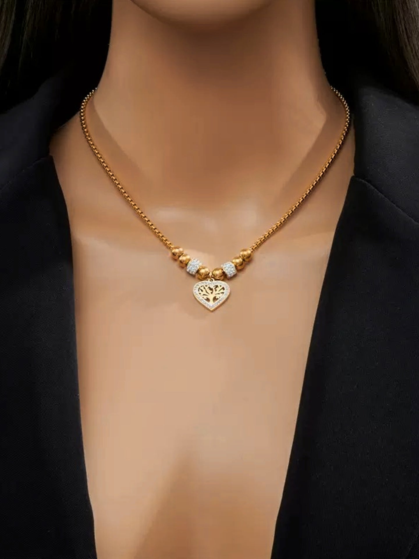 TREE OF LIFE HEART NECKLACE