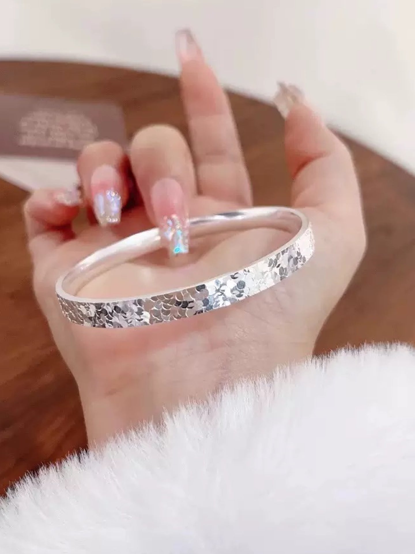 999 SILVER ICY BRACELET