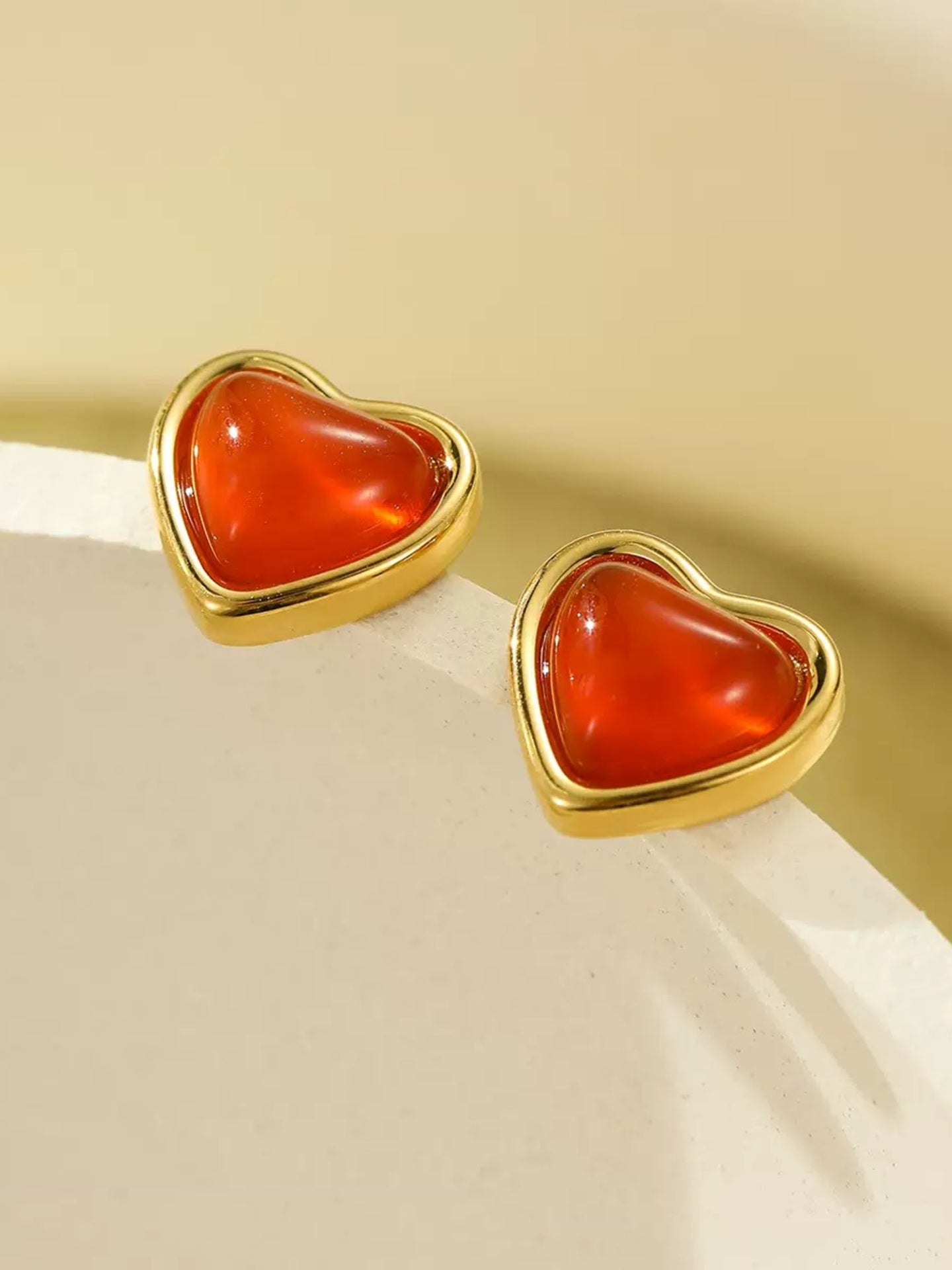 RED AGATE EARRINGS/NECKLACE