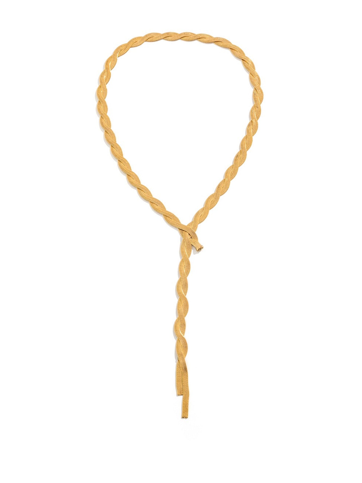 TWISTED LONG NECKLAC