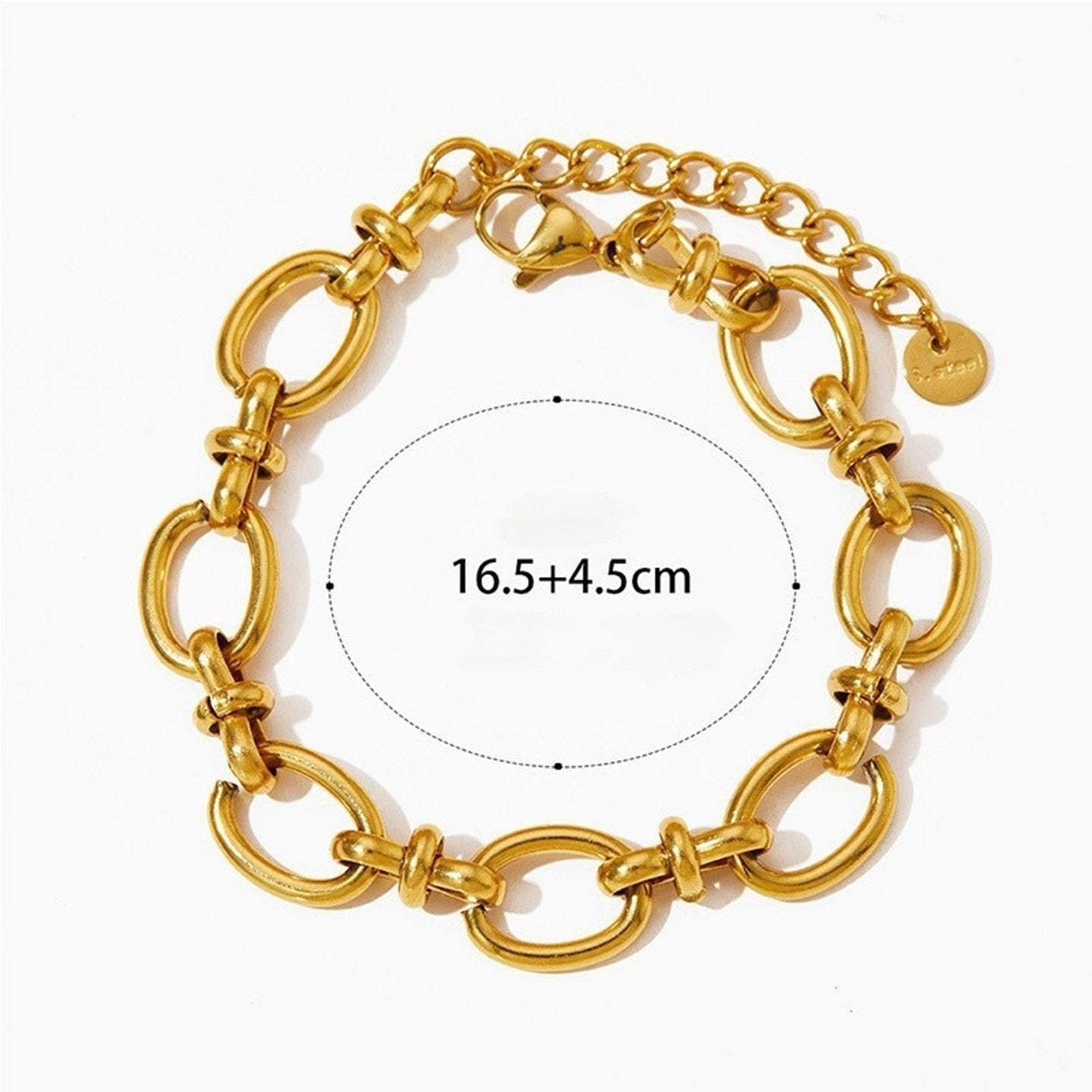 MESH BAND & HEART BRACELET SET