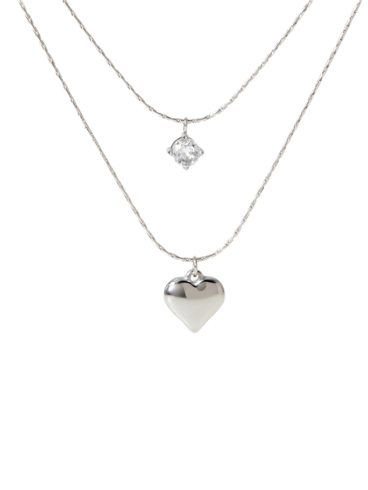DOUBLE HEART NECKLACE