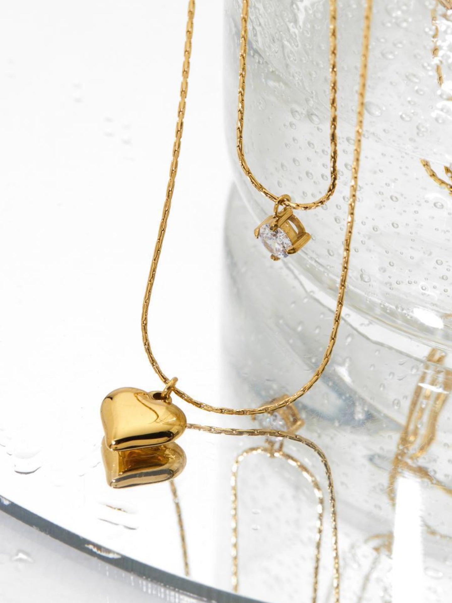 DOUBLE HEART NECKLACE