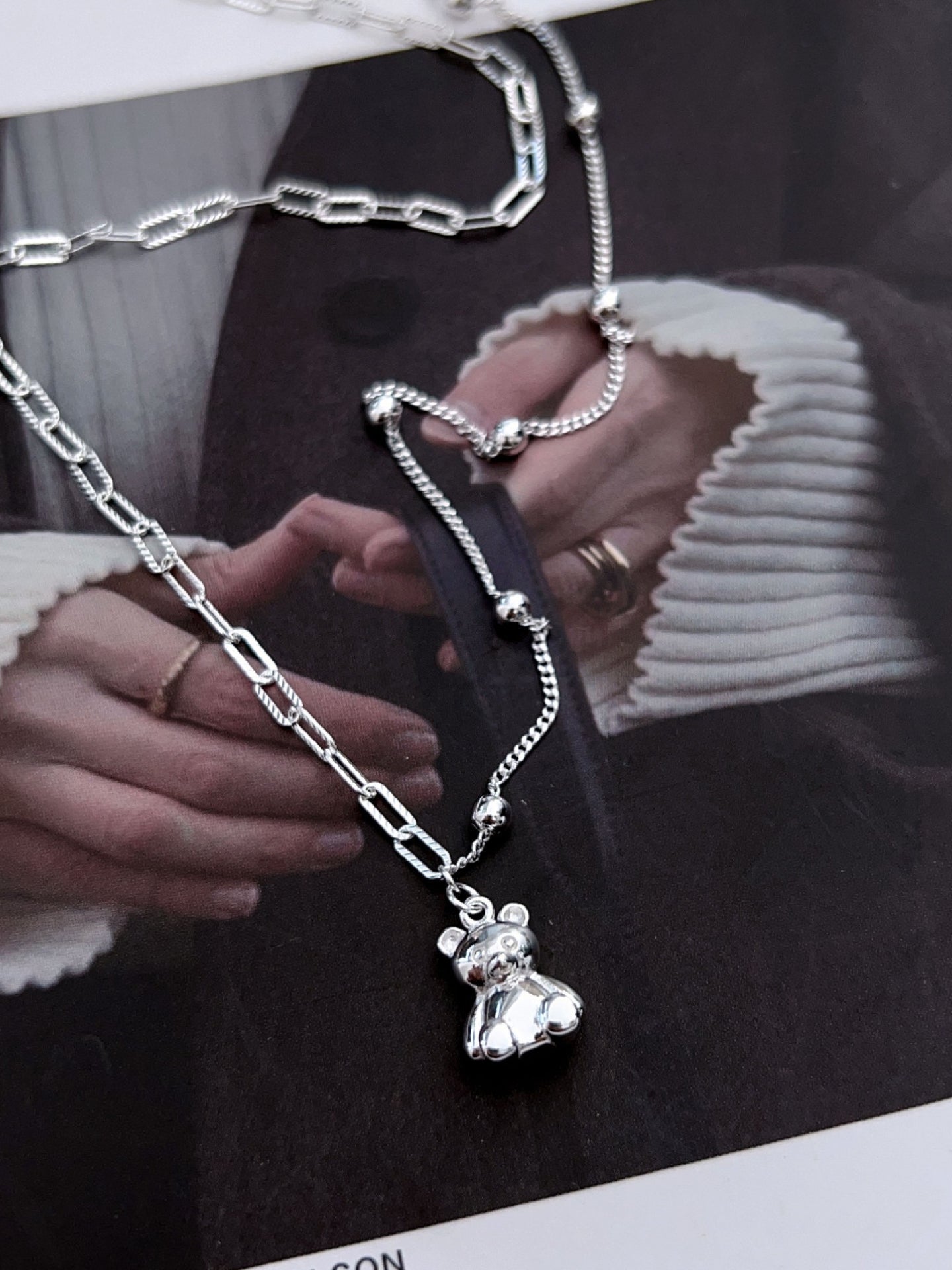 BEAR PENDANT NECKLACE