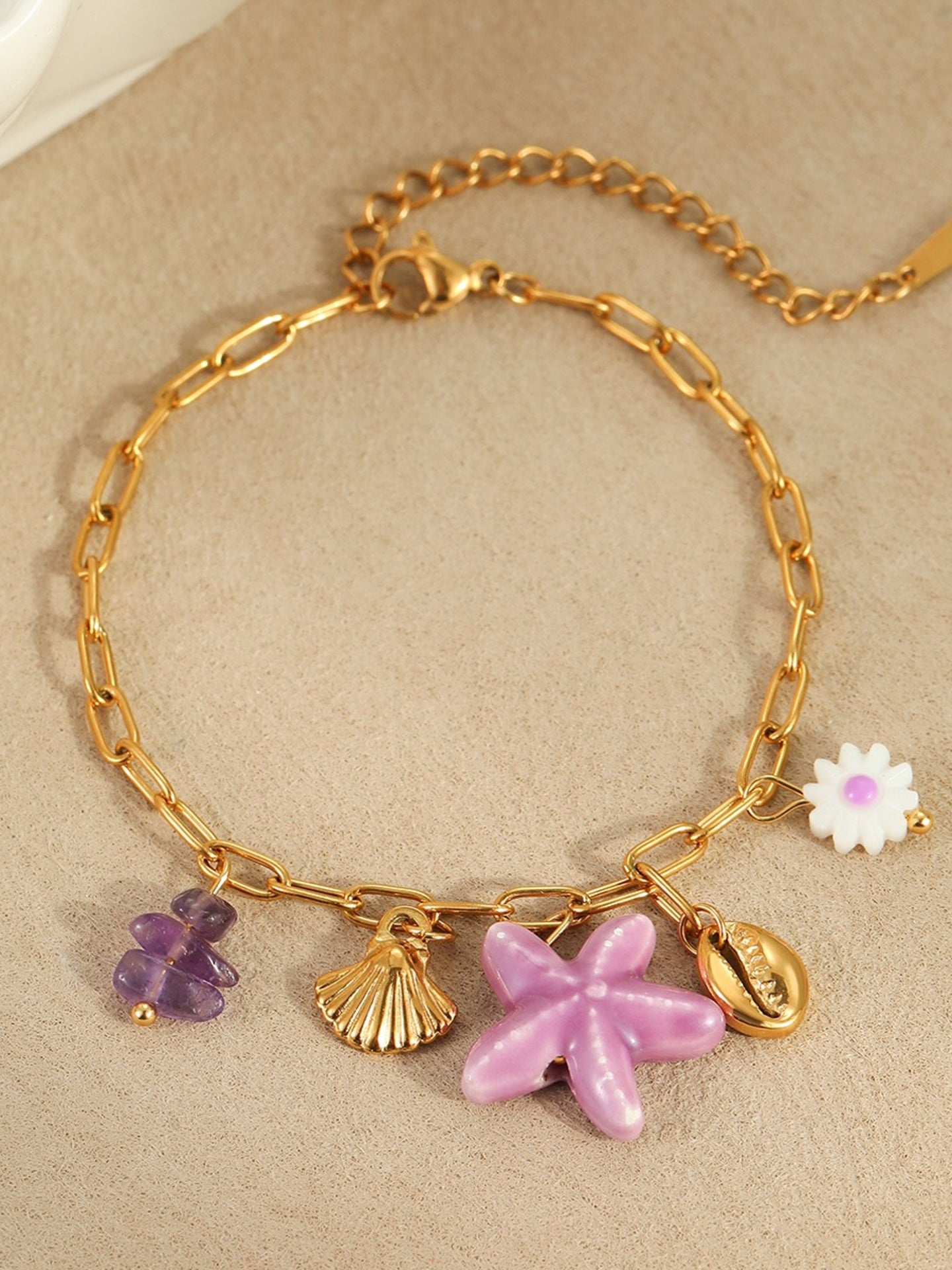 PURPLE STARFISH BRACELET