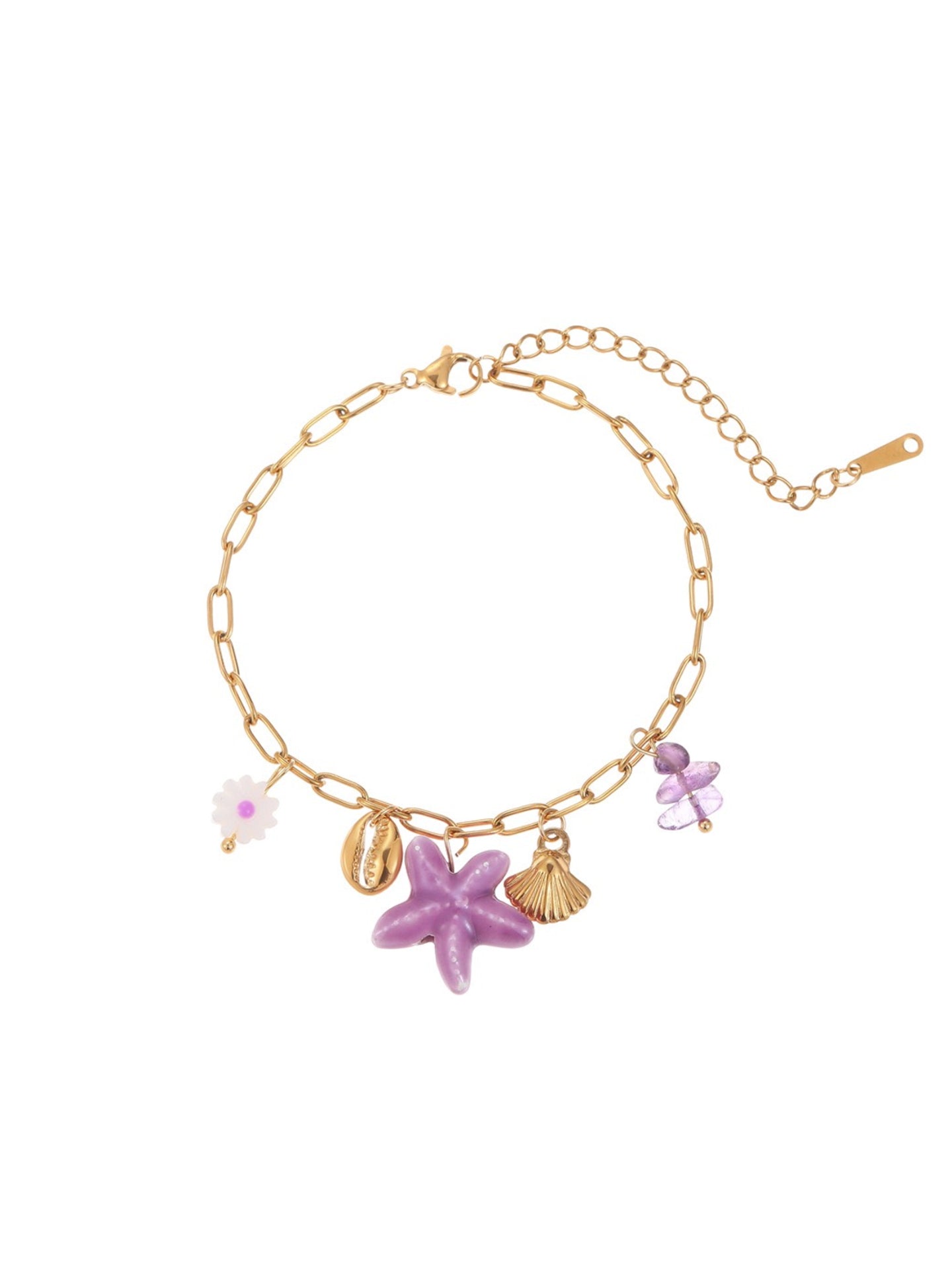 PURPLE STARFISH BRACELET