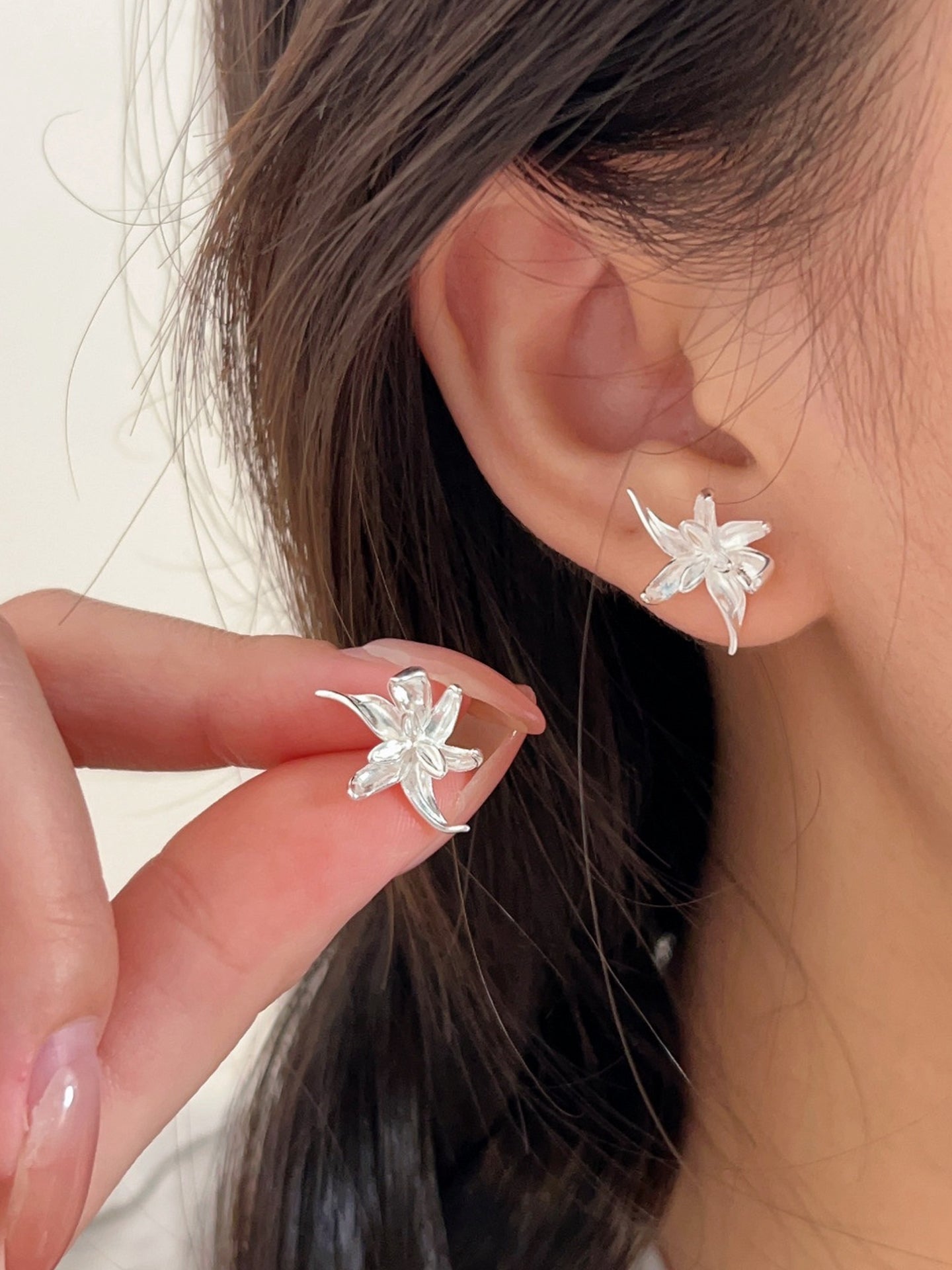 Camellia Floral Earrings