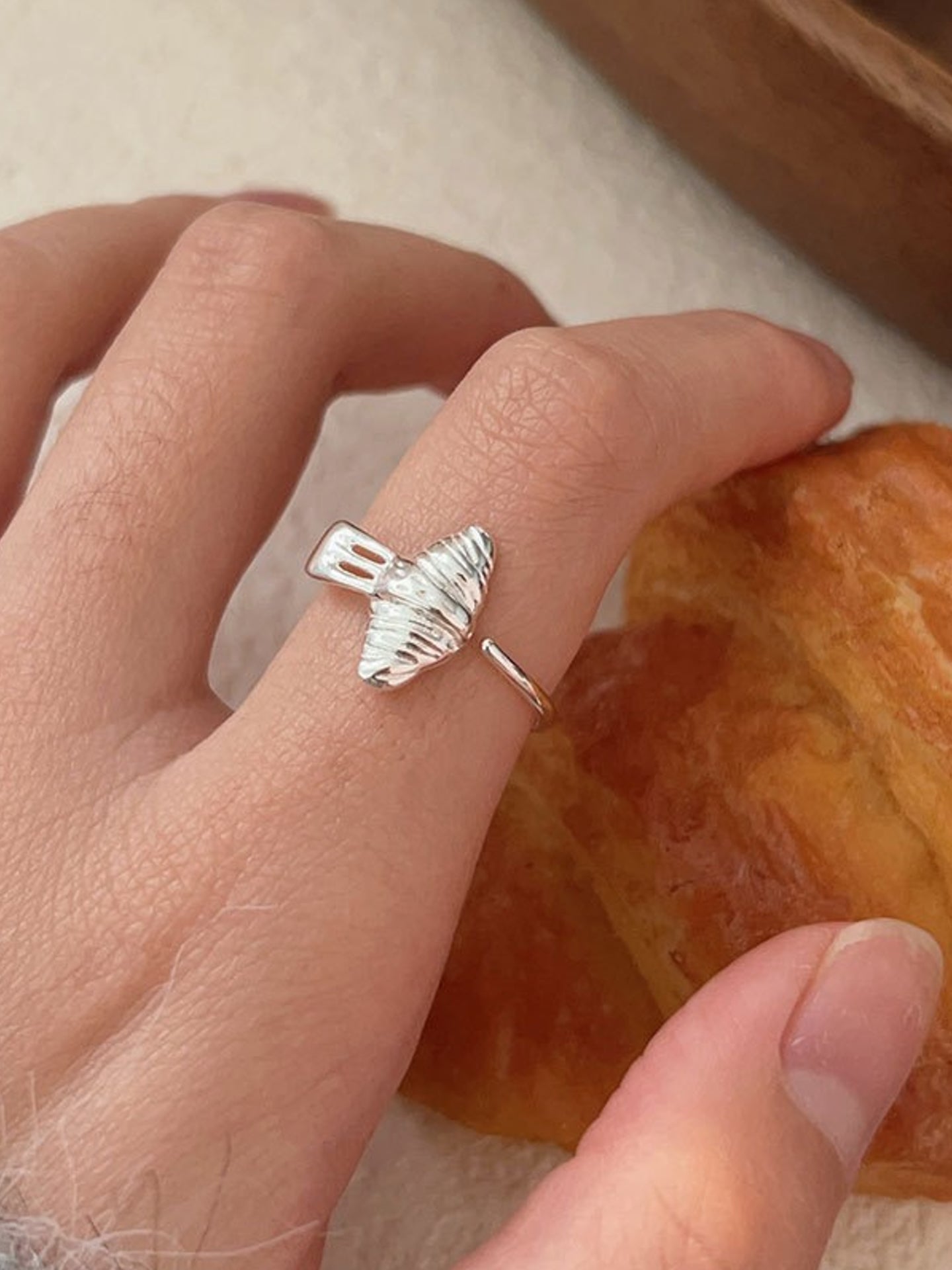 CROISSANT-INSPIRED RING